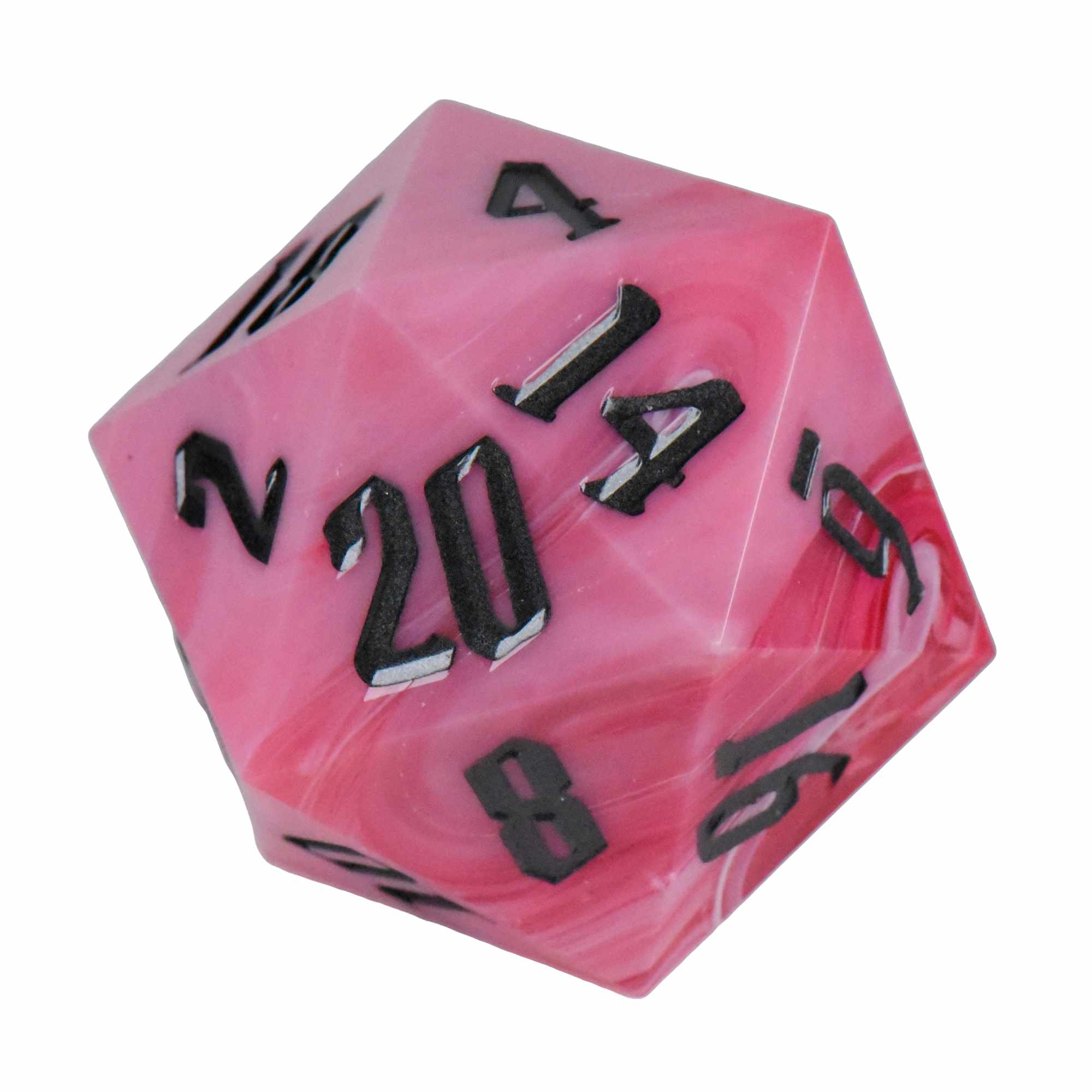 55mm D20 Marbled Fuchsia