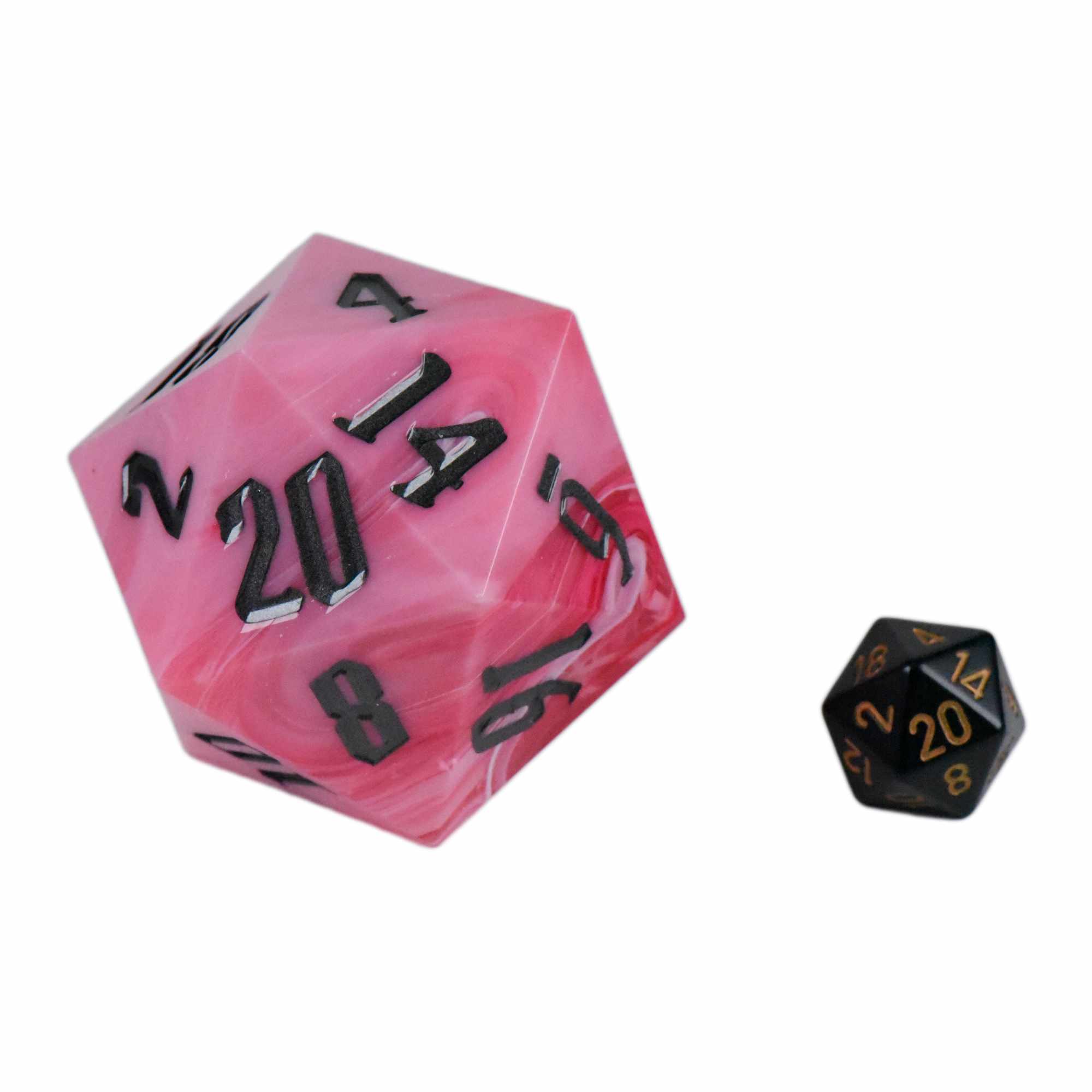 55mm D20 Marbled Fuchsia