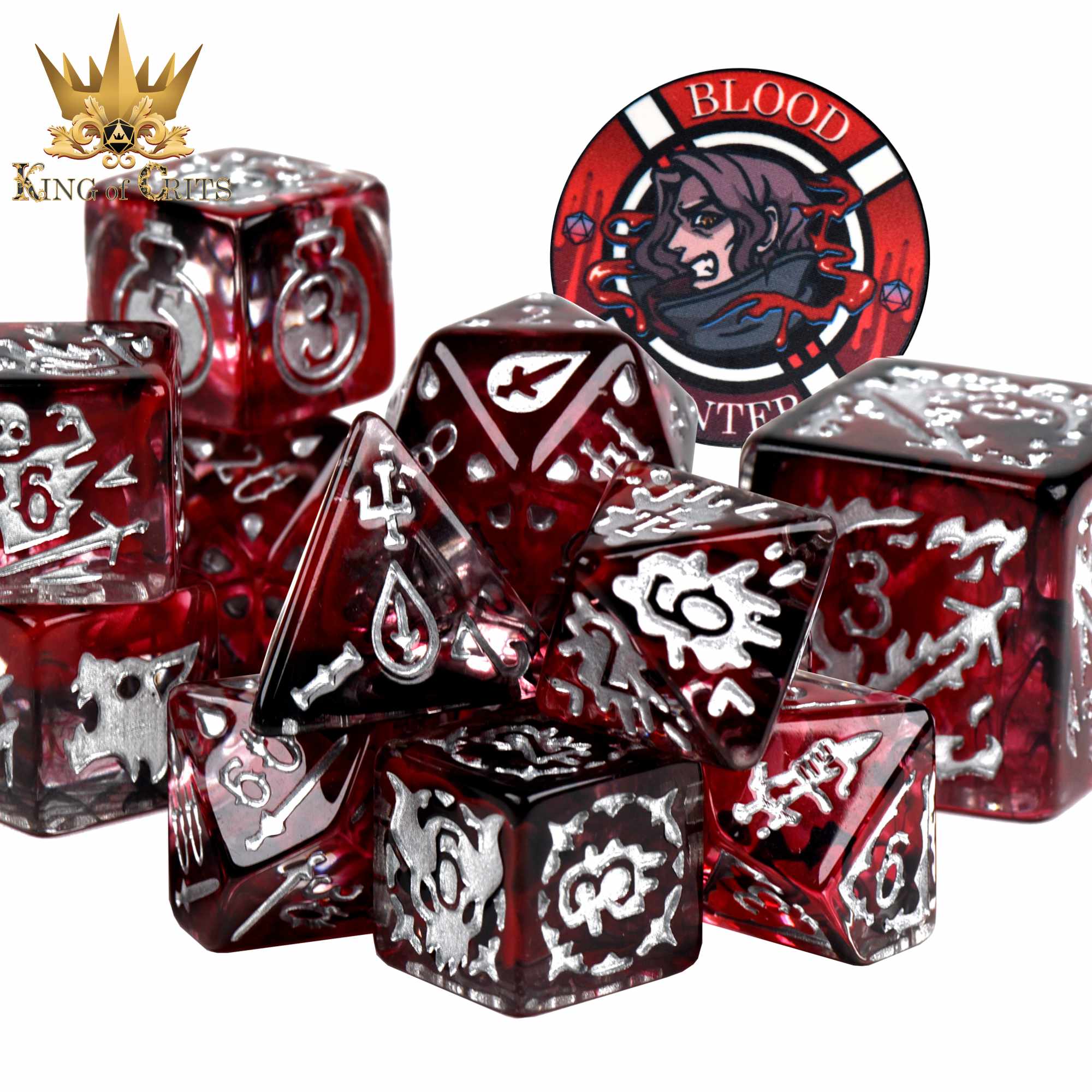 Blood Hunter - 12 Dice Set