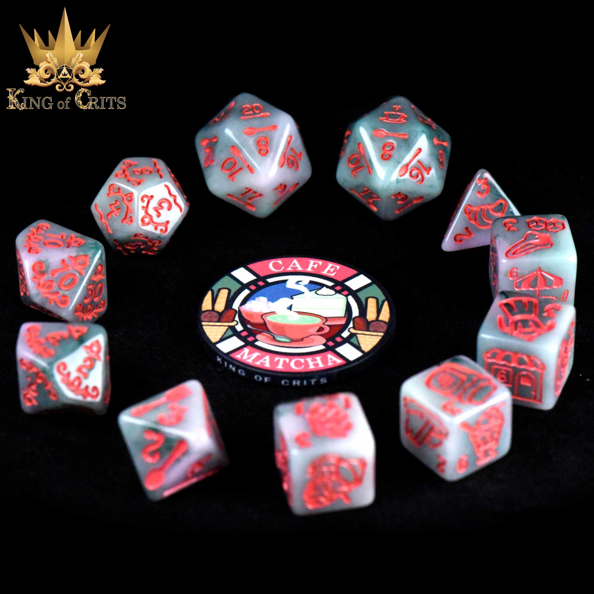 Cafe Matcha - 11 Dice Set