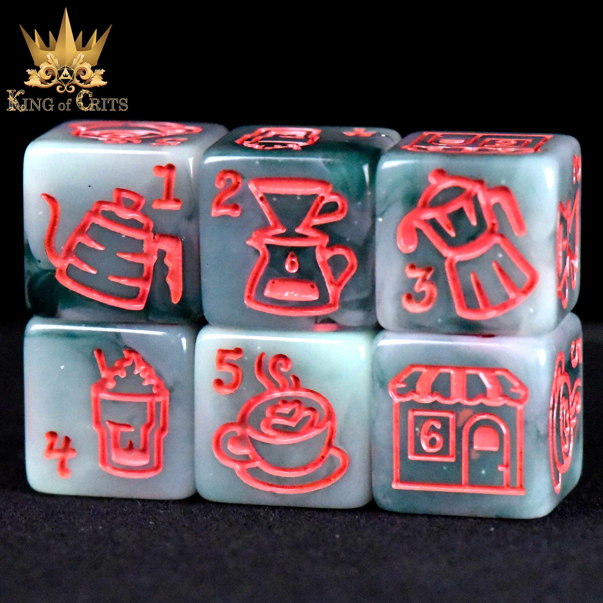 Cafe Matcha - 11 Dice Set
