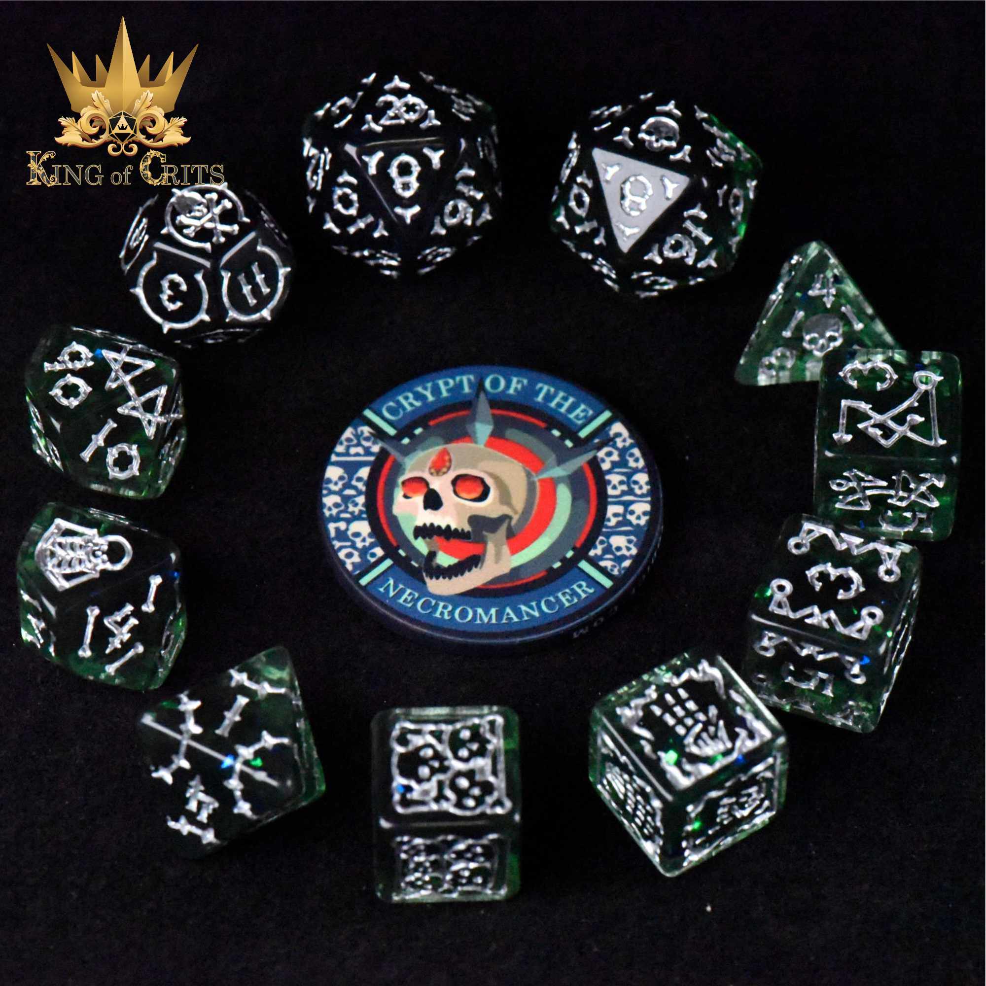 Crypt of the Necromancer - 11 Dice Set