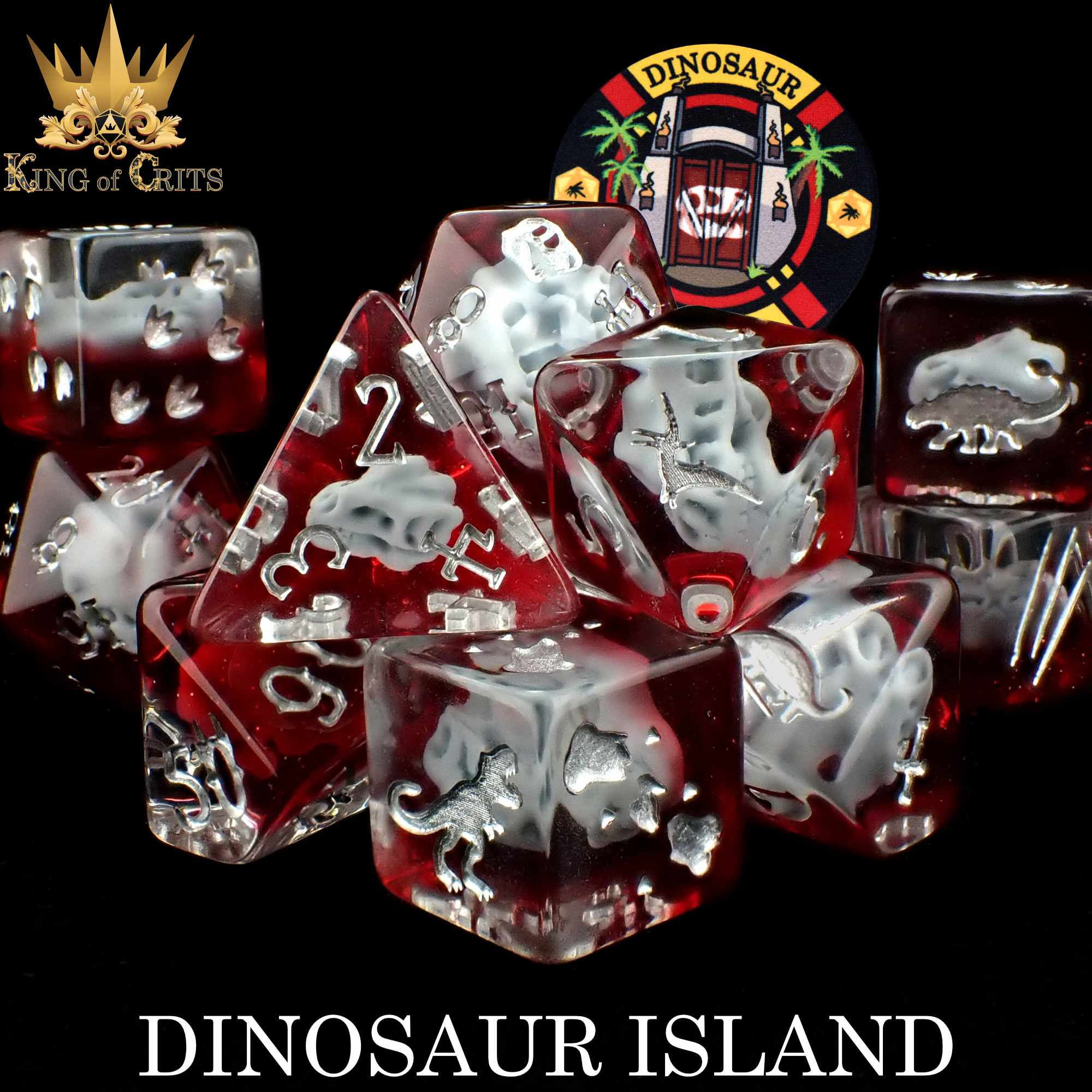 Dinosaur Island - 11 Dice Set