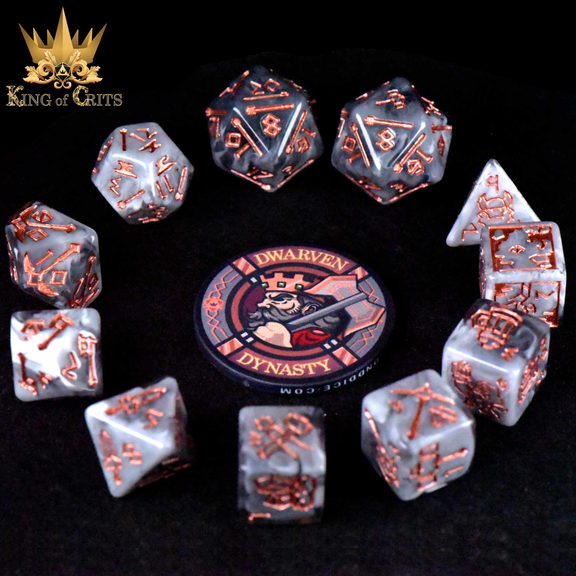 Dwarven Dynasty - 11 Dice Set