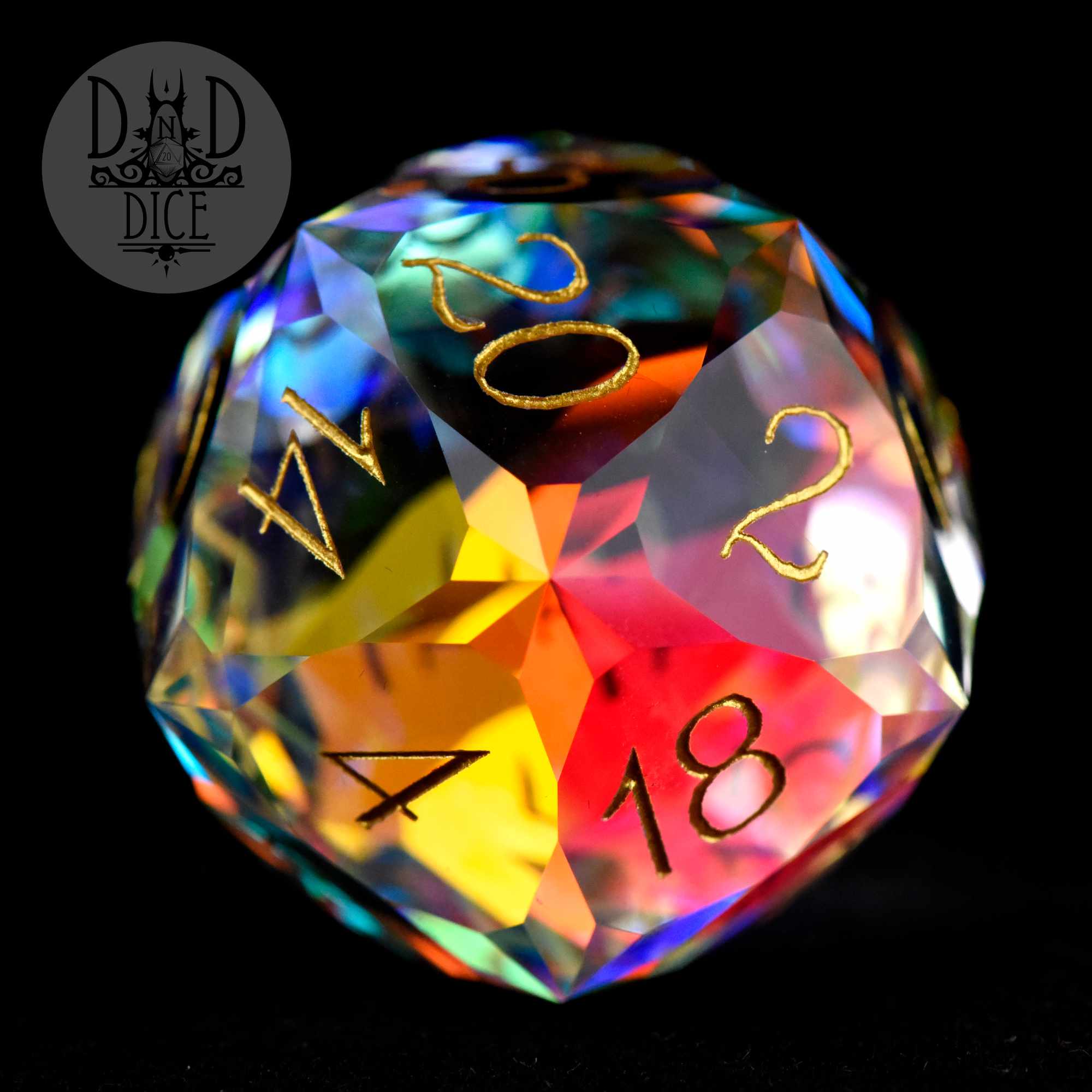 Gem Cut Prism 30mm D20 (Gift Box)