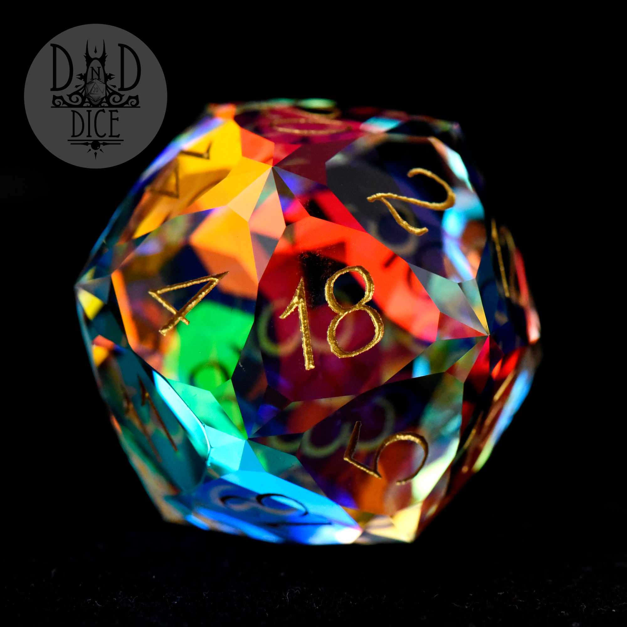 Gem Cut Prism 30mm D20 (Gift Box)