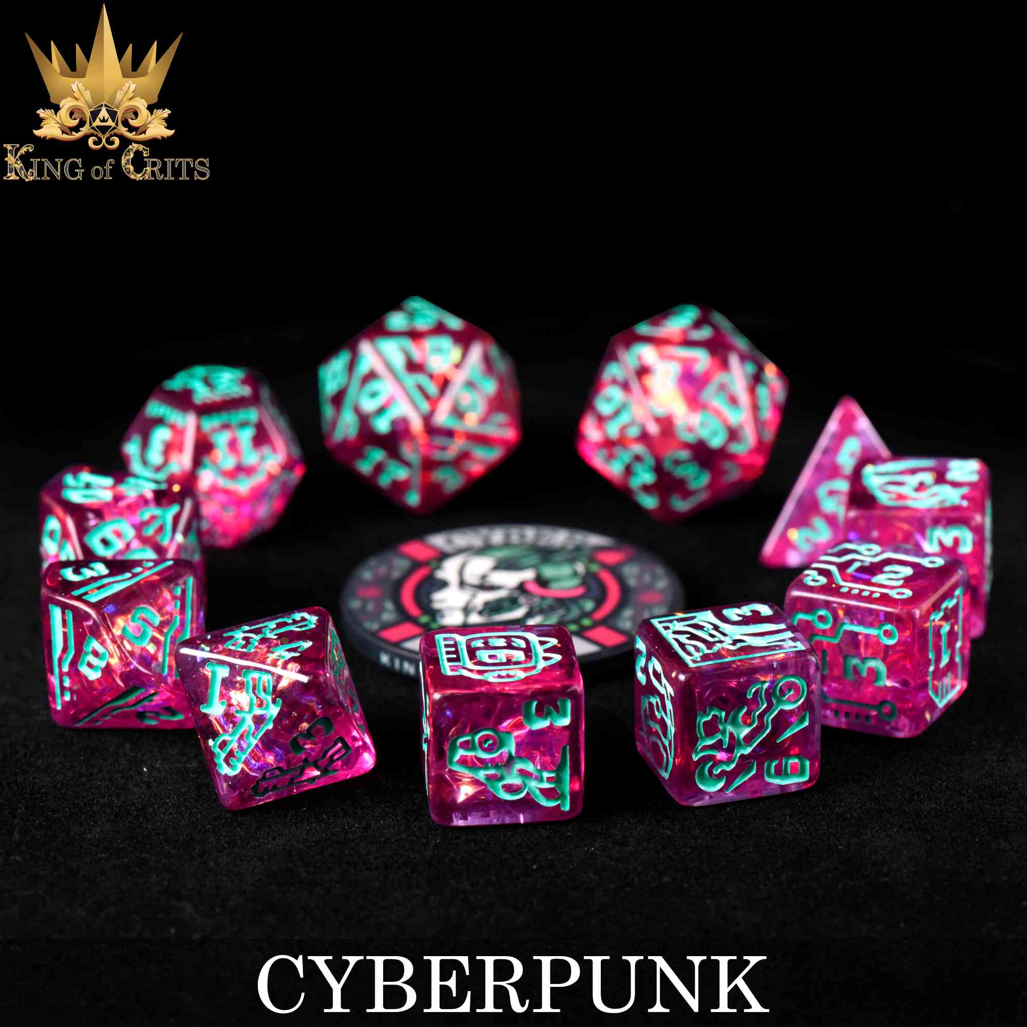Cyberpunk - 11 Dice Set