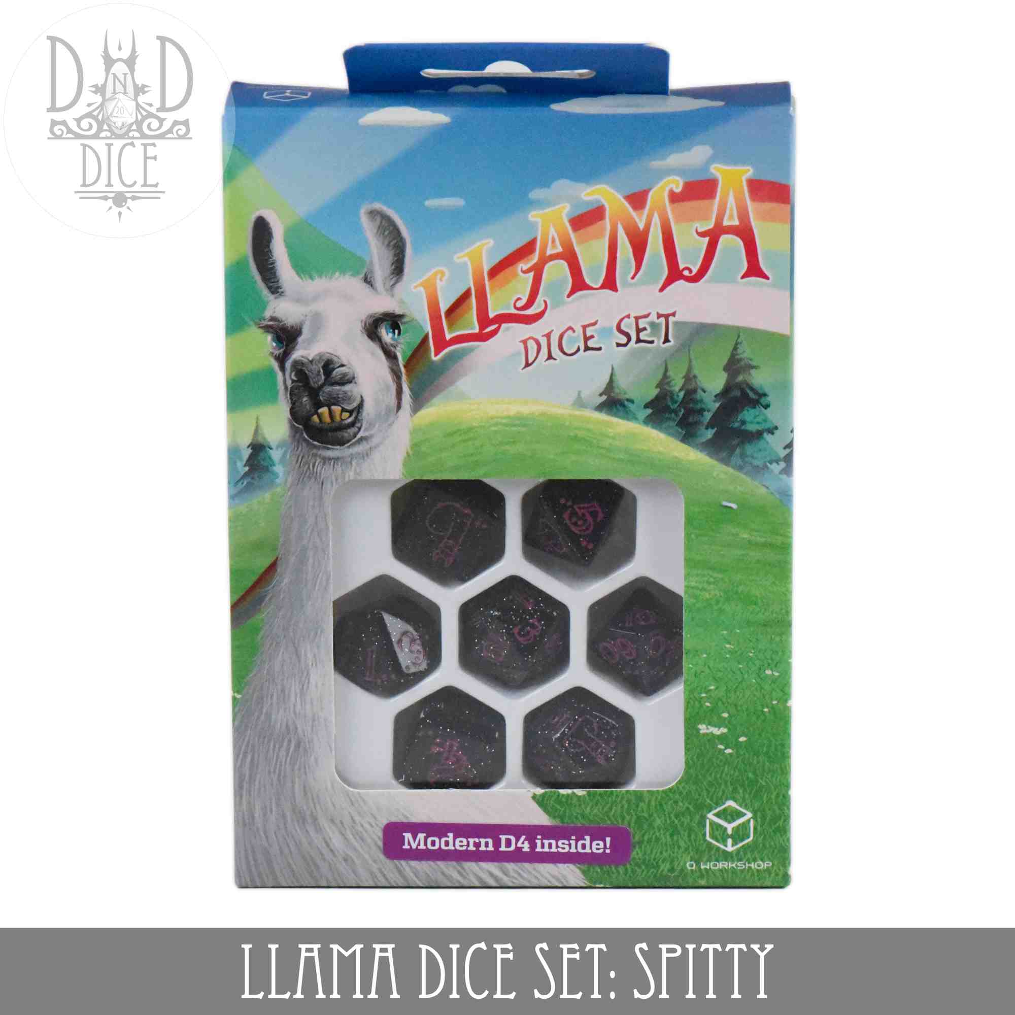 Llama Dice Set: Spitty