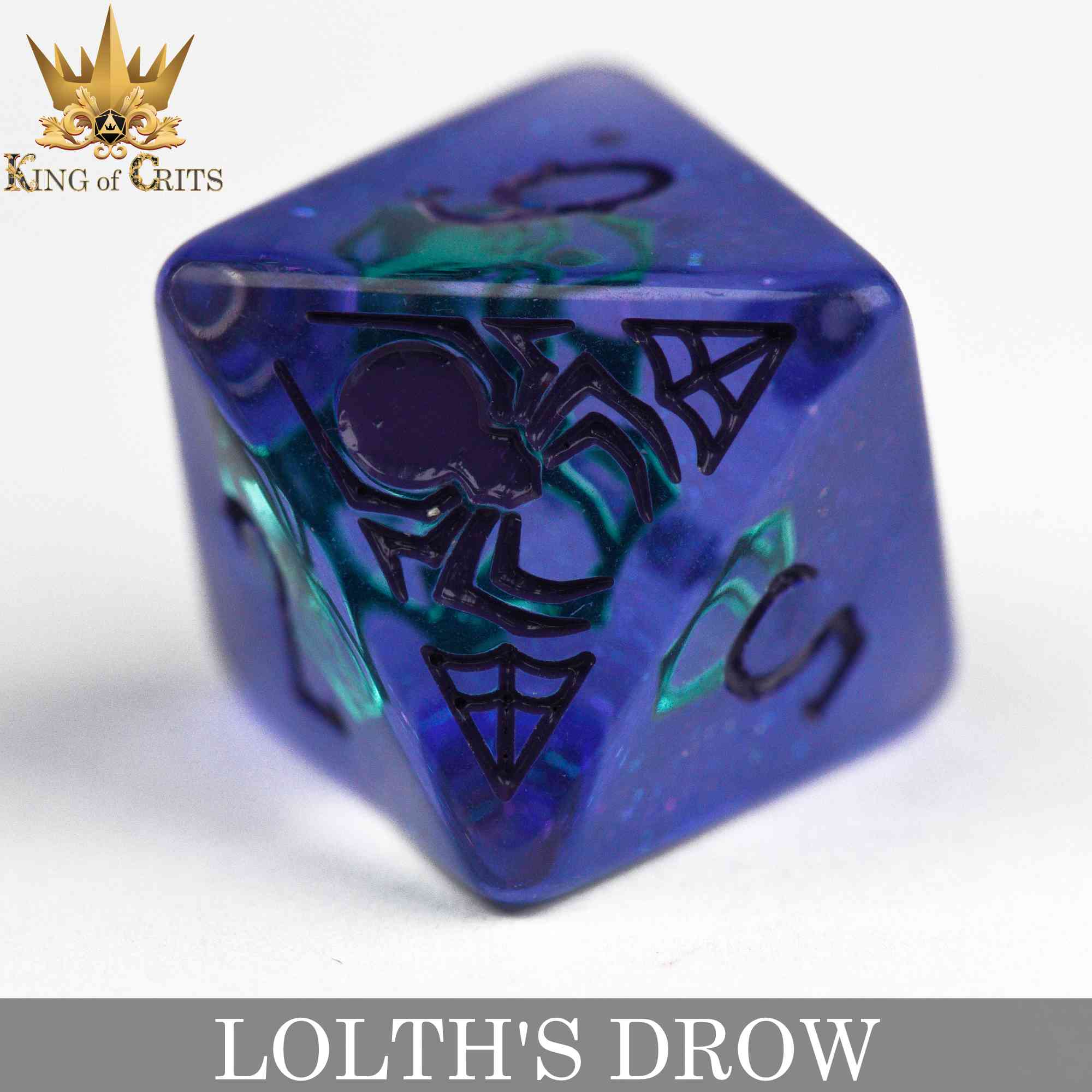 Lolth's Drow - 11 Dice Set