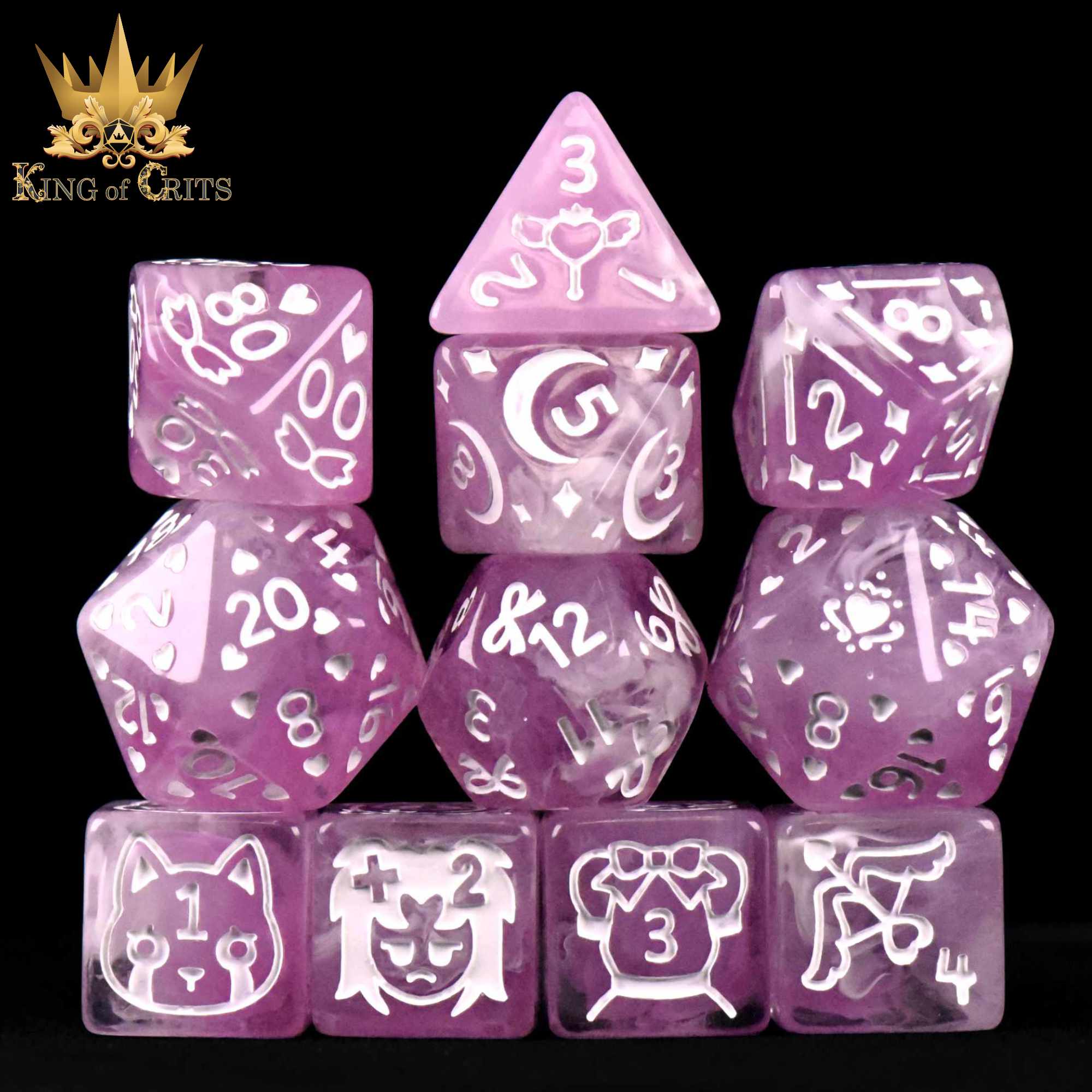 Magical Girls - 11 Dice Set