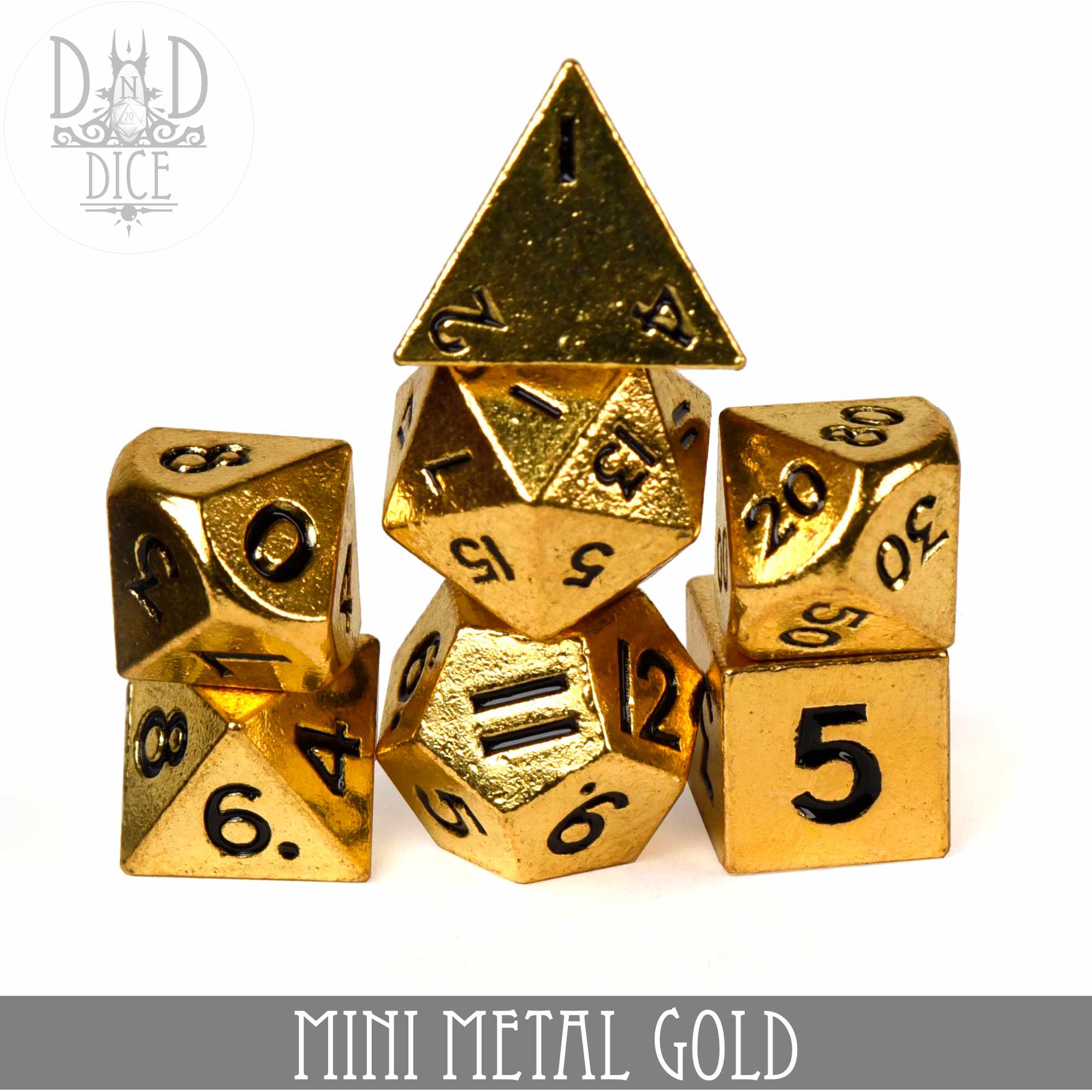 Mini Metal Gold (10mm)