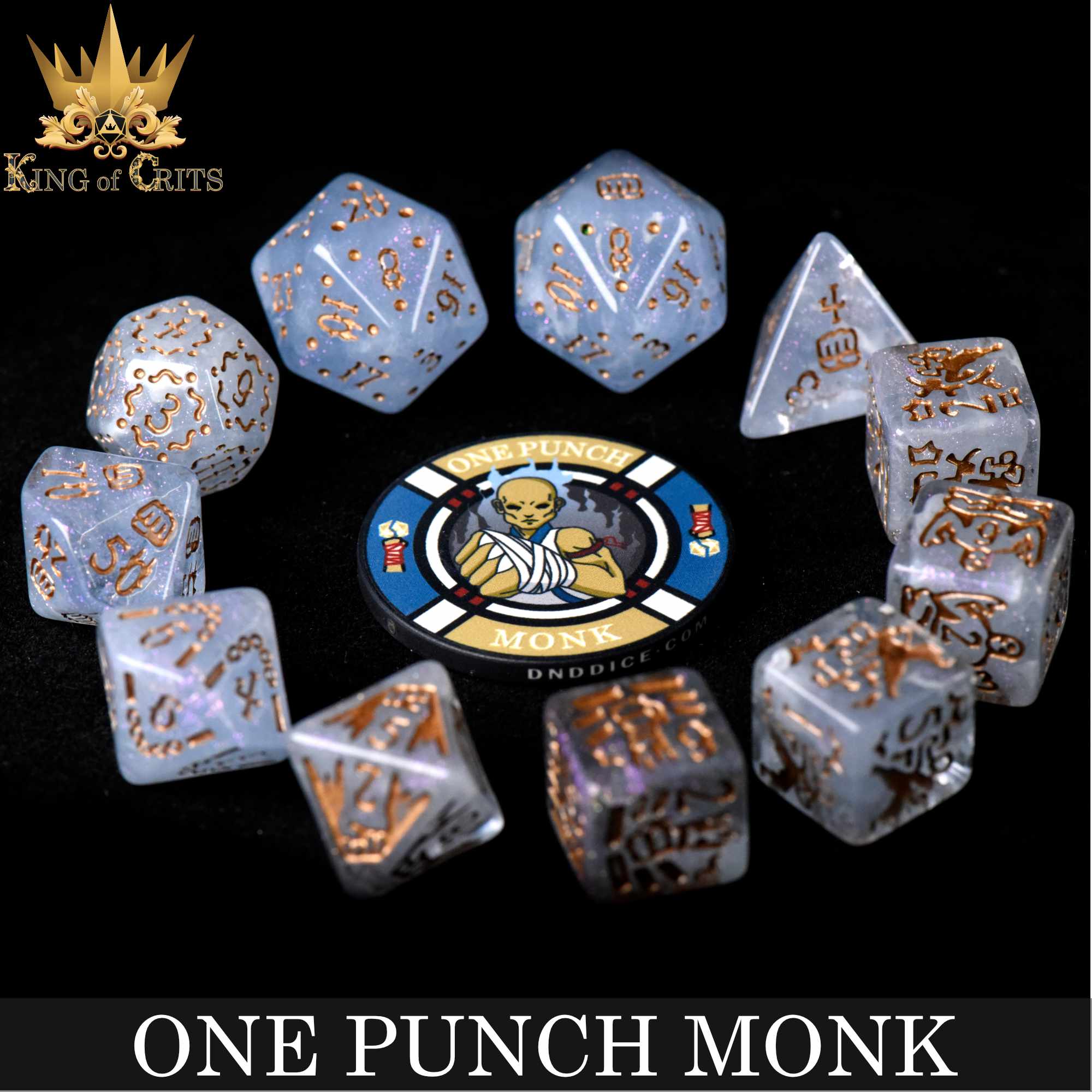 One Punch Monk - 11 Dice Set