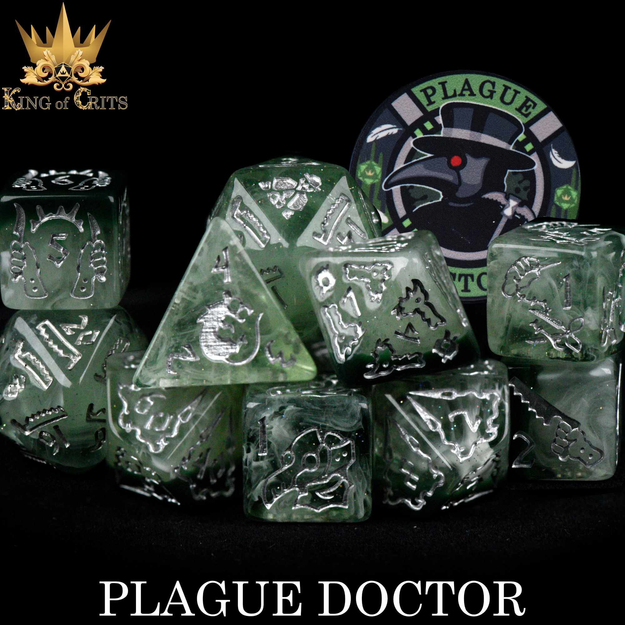 Plague Doctor - 11 Dice Set