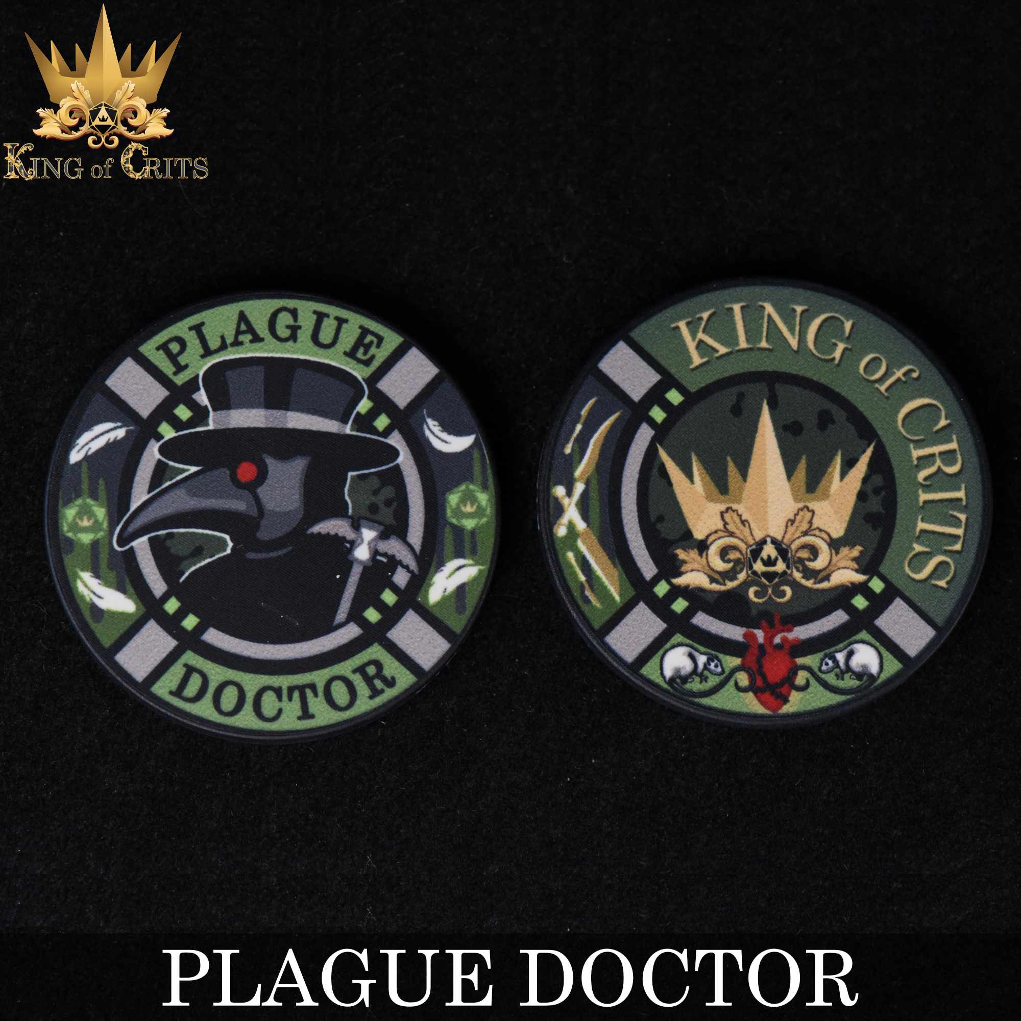 Plague Doctor - 11 Dice Set