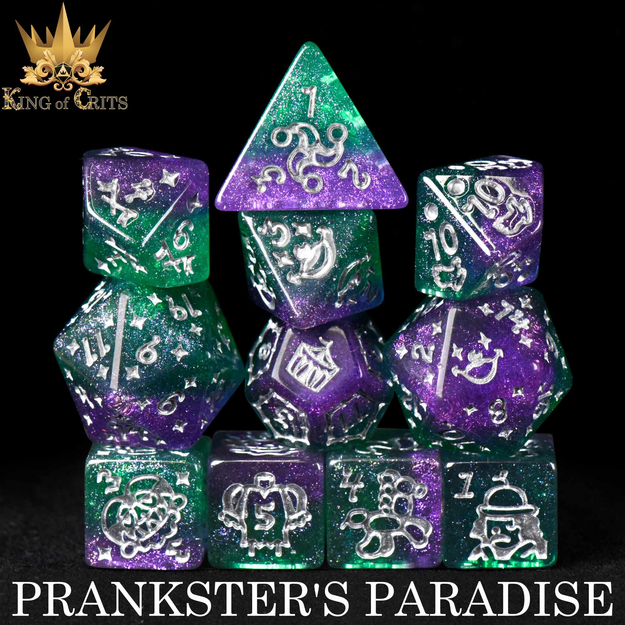 Prankster's Paradise - 11 Dice Set
