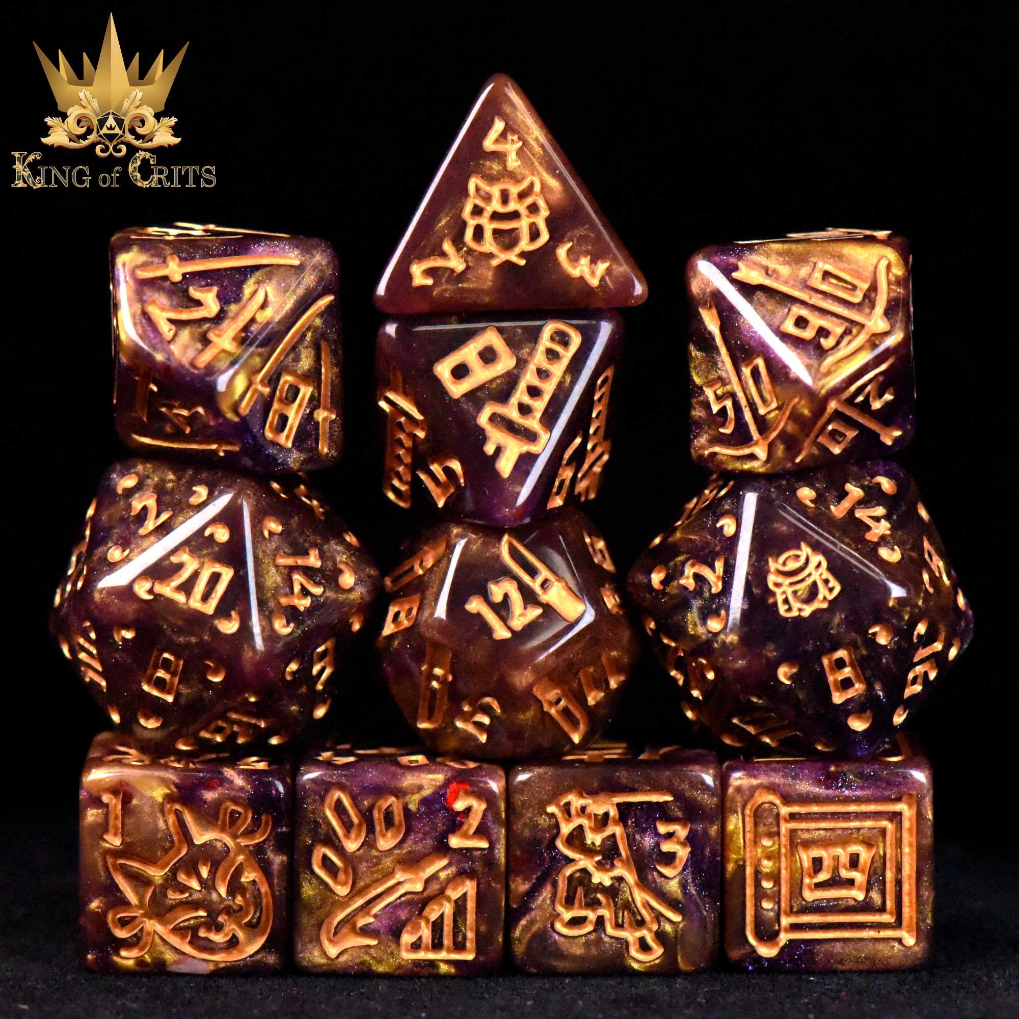 Samurai Soul - 11 Dice Set