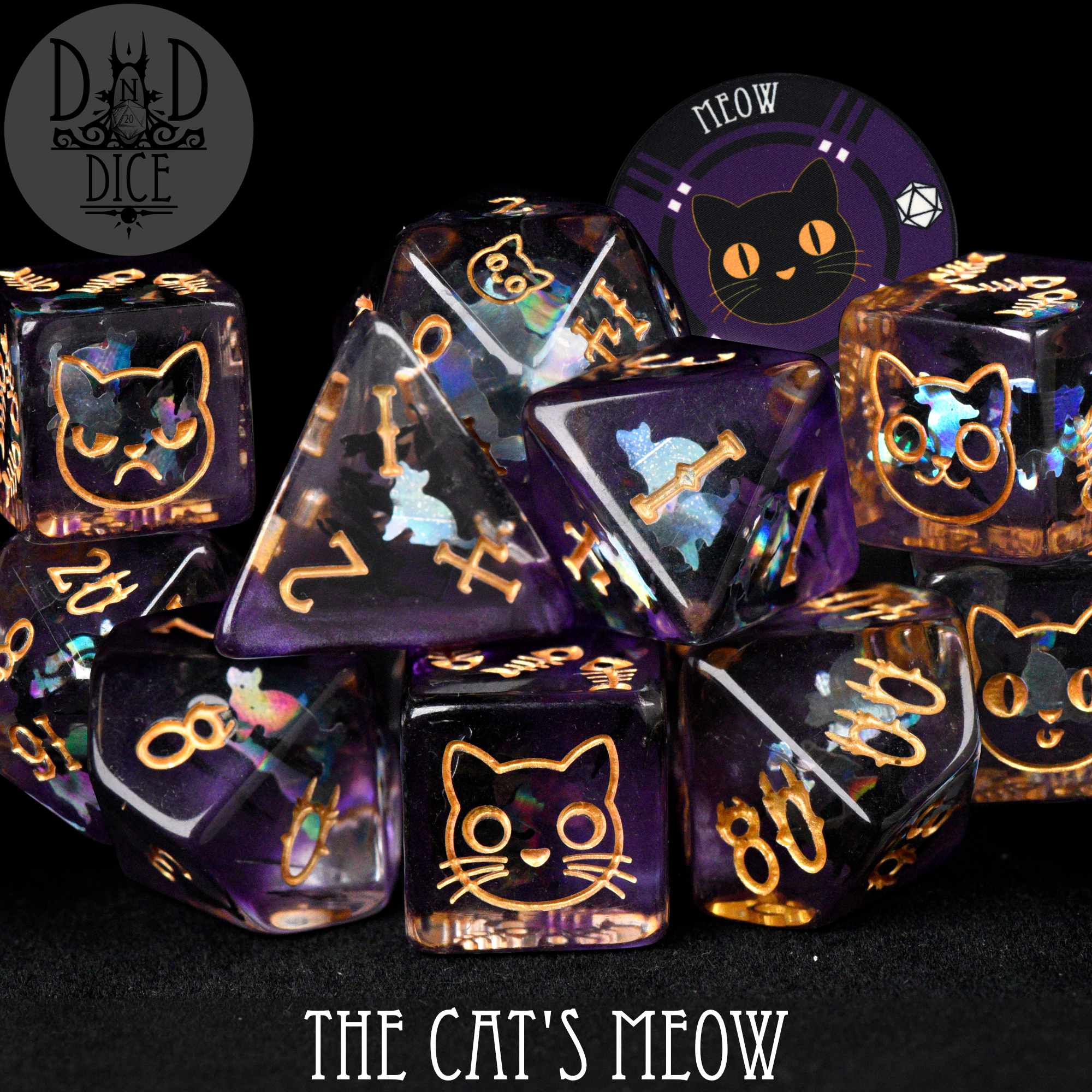 The Cat's Meow - 11 Dice Set