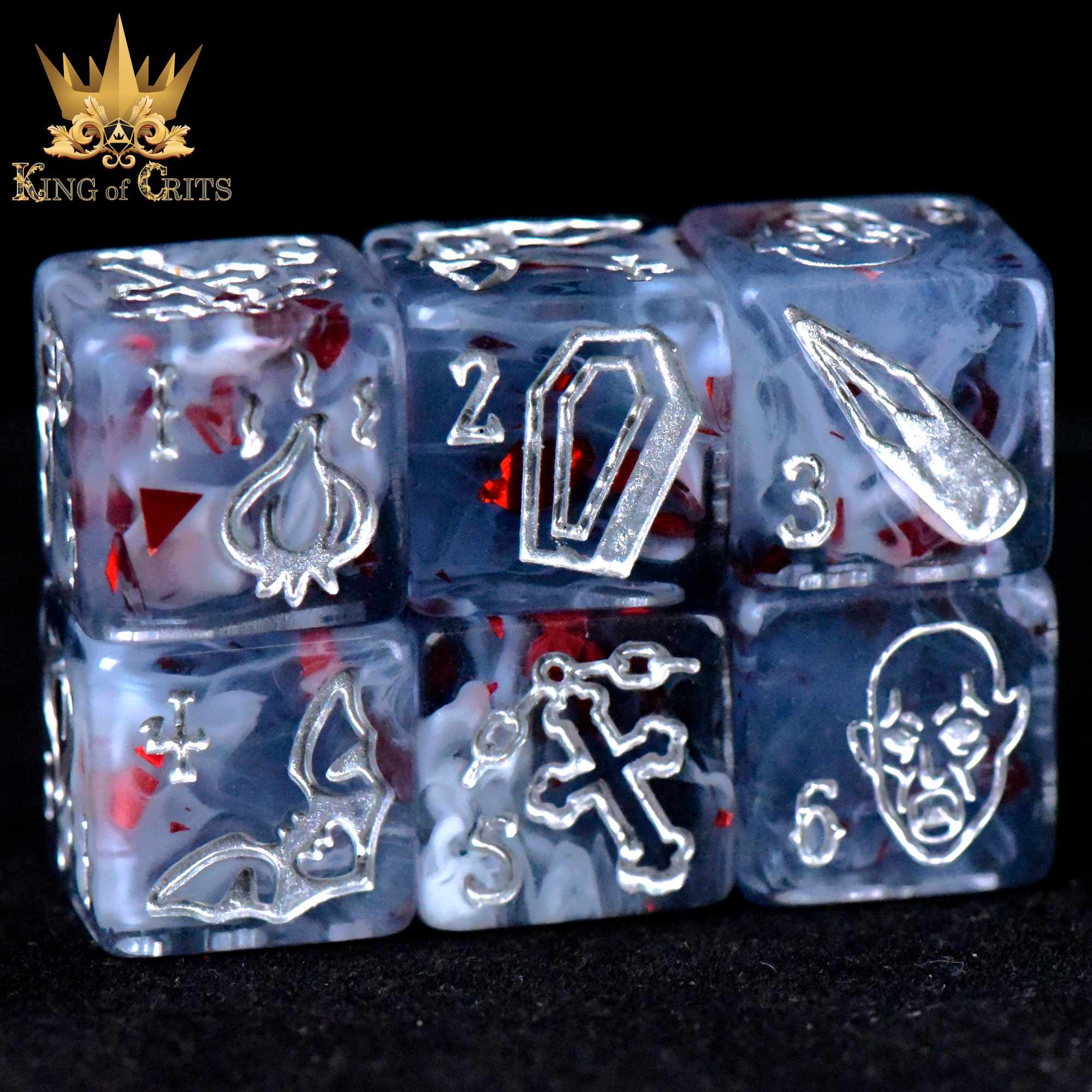 Vampiric Bloodline - 11 Dice Set