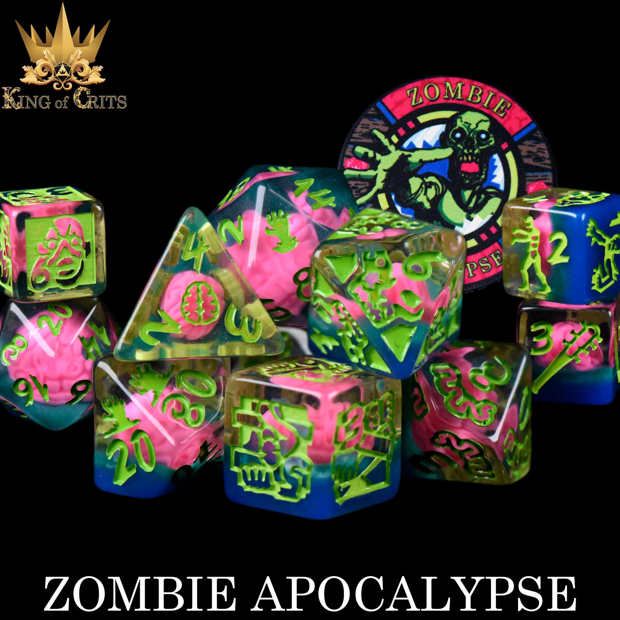 Zombie Apocalypse - 11 Dice Set