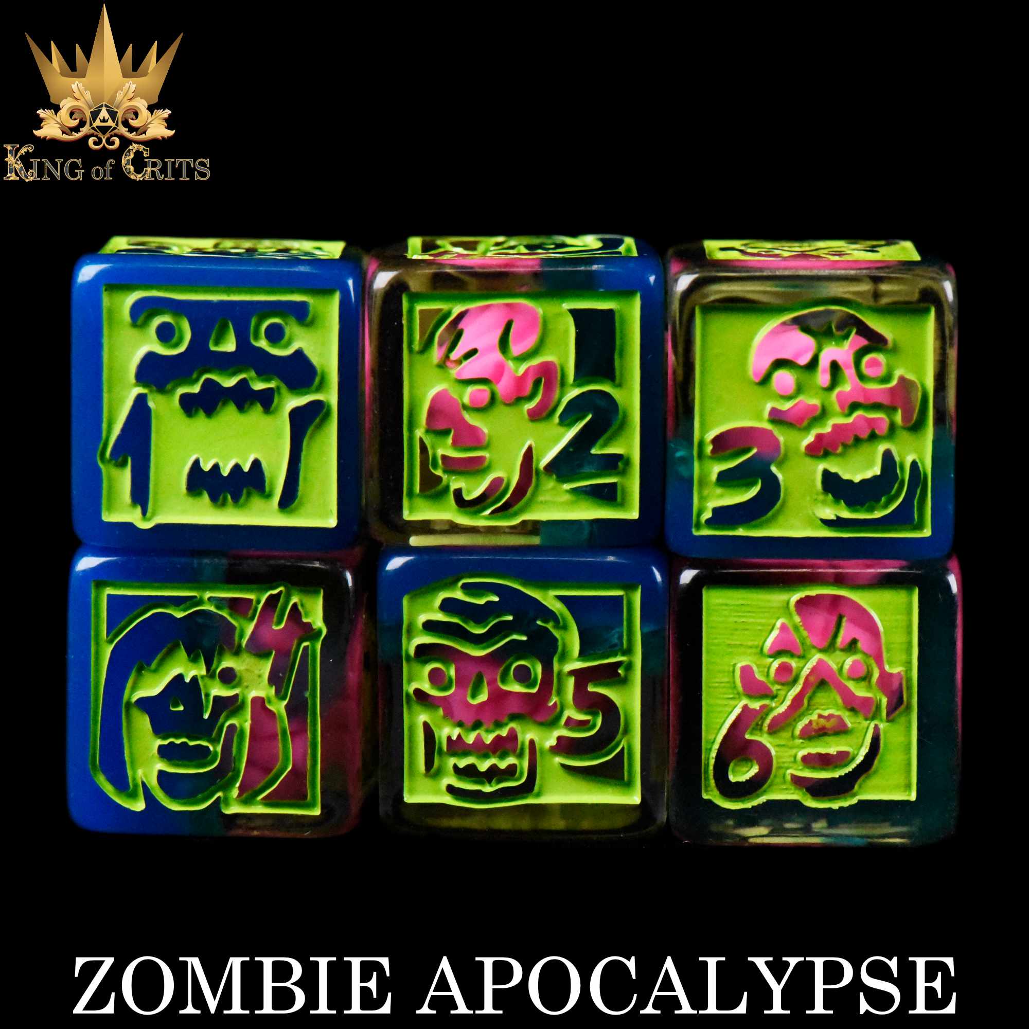 Zombie Apocalypse - 11 Dice Set