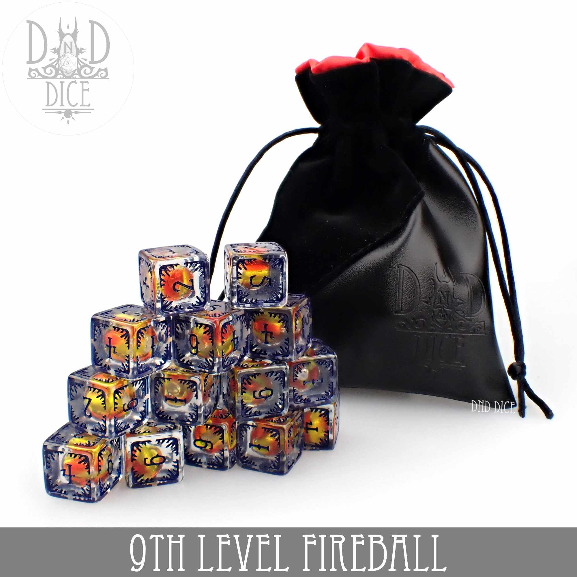 9th Level Fireball - 14 Dice Set