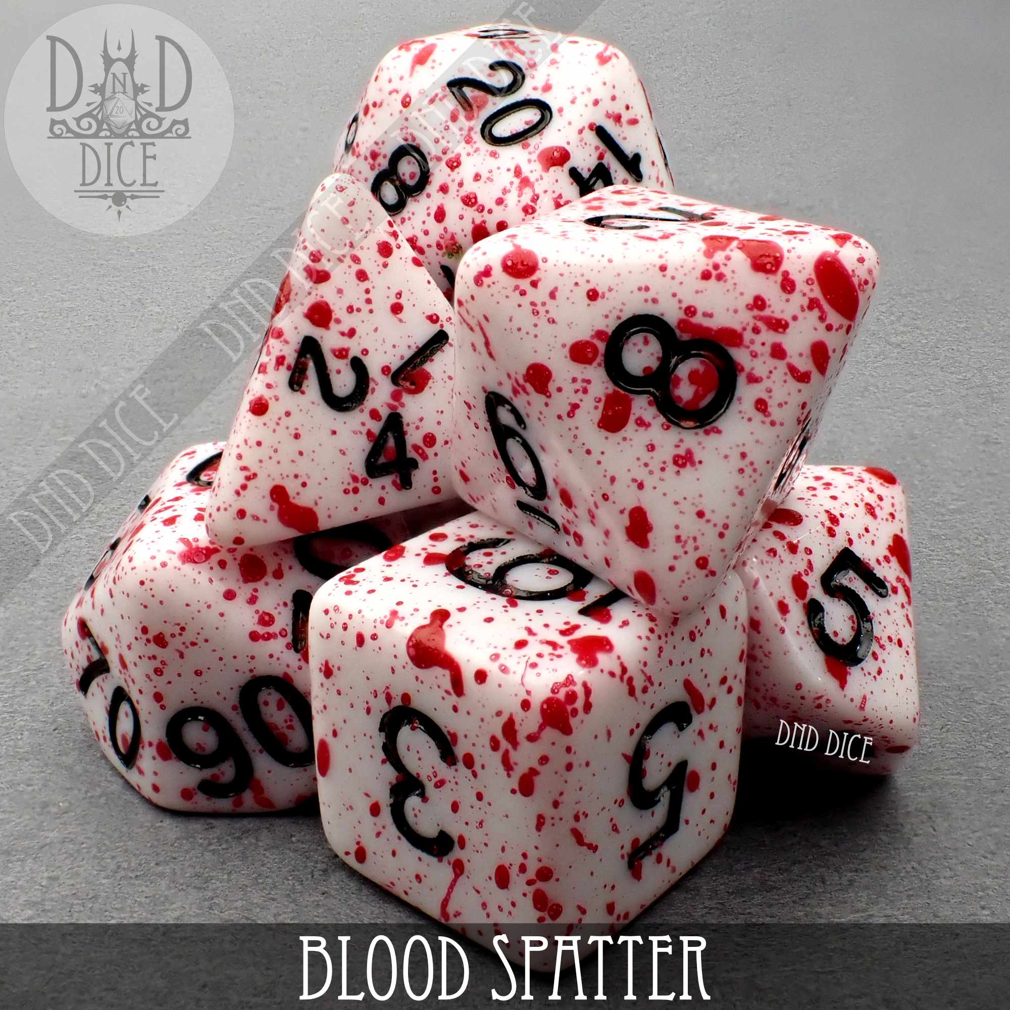 Blood Spatter (Hand Painted)