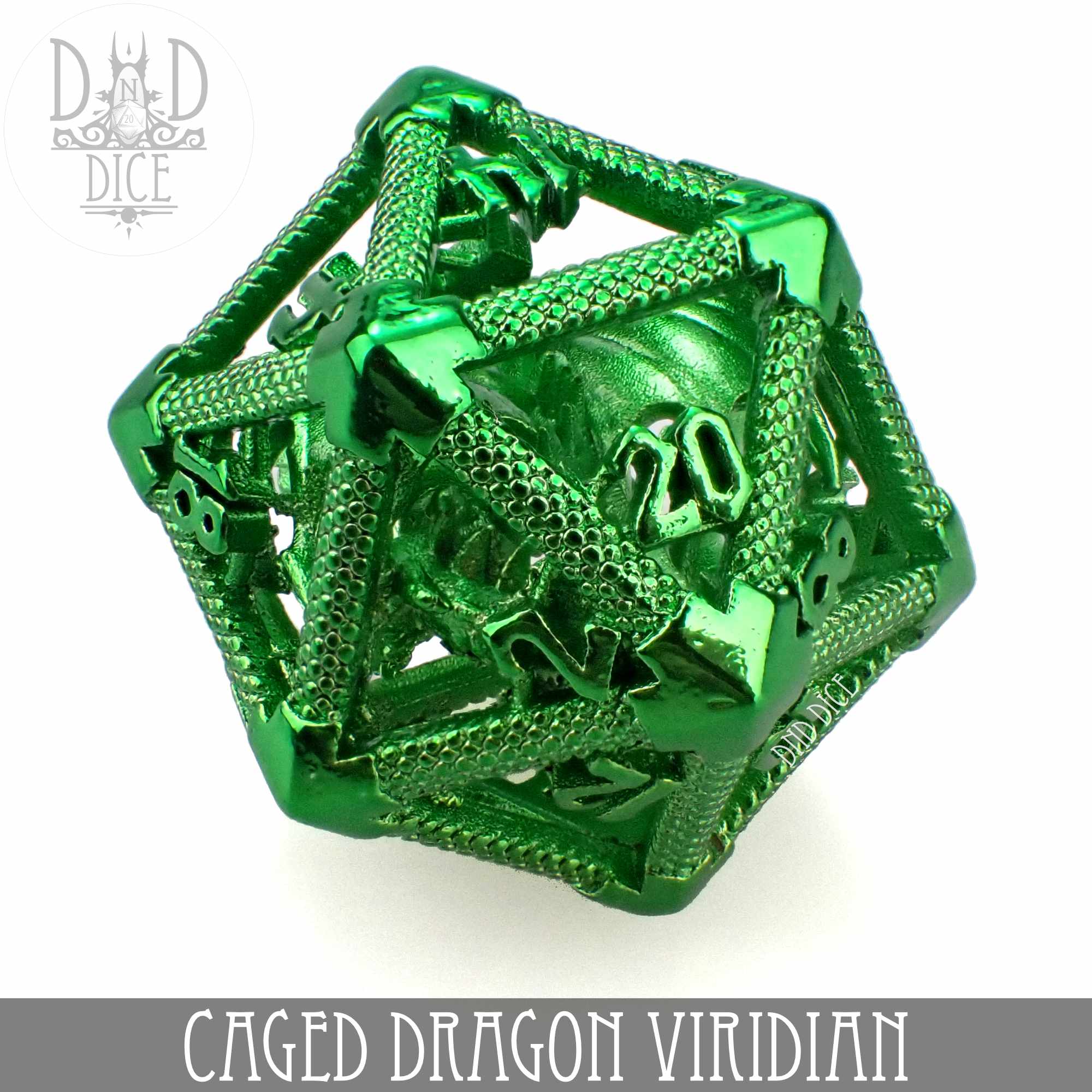Caged Dragon D20 - 6 Colors