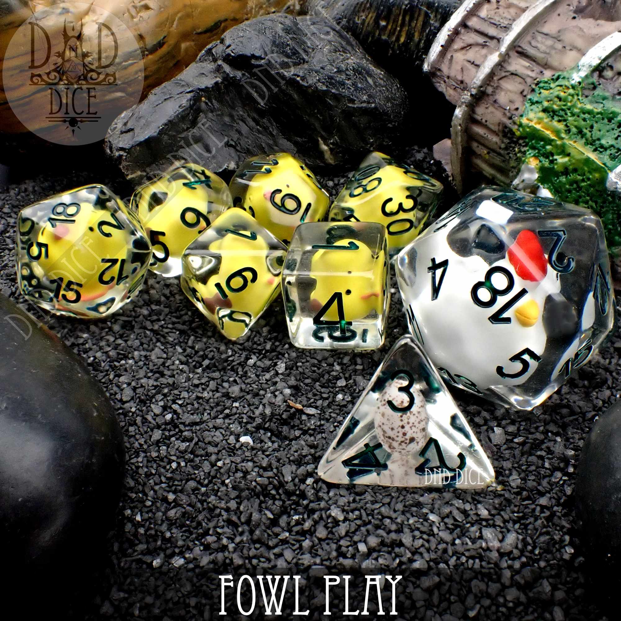 Fowl Play - 8 Dice Set