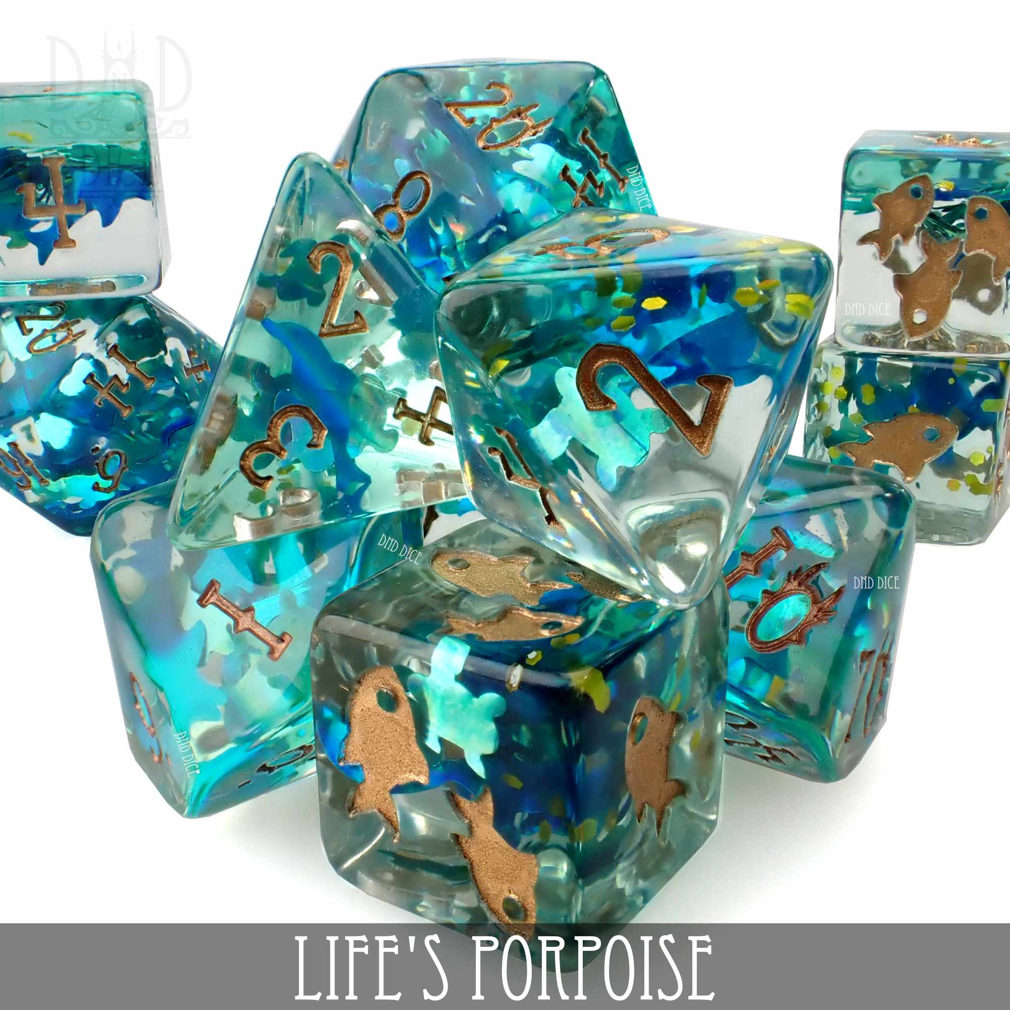 Life's Porpoise - 11 Dice Set
