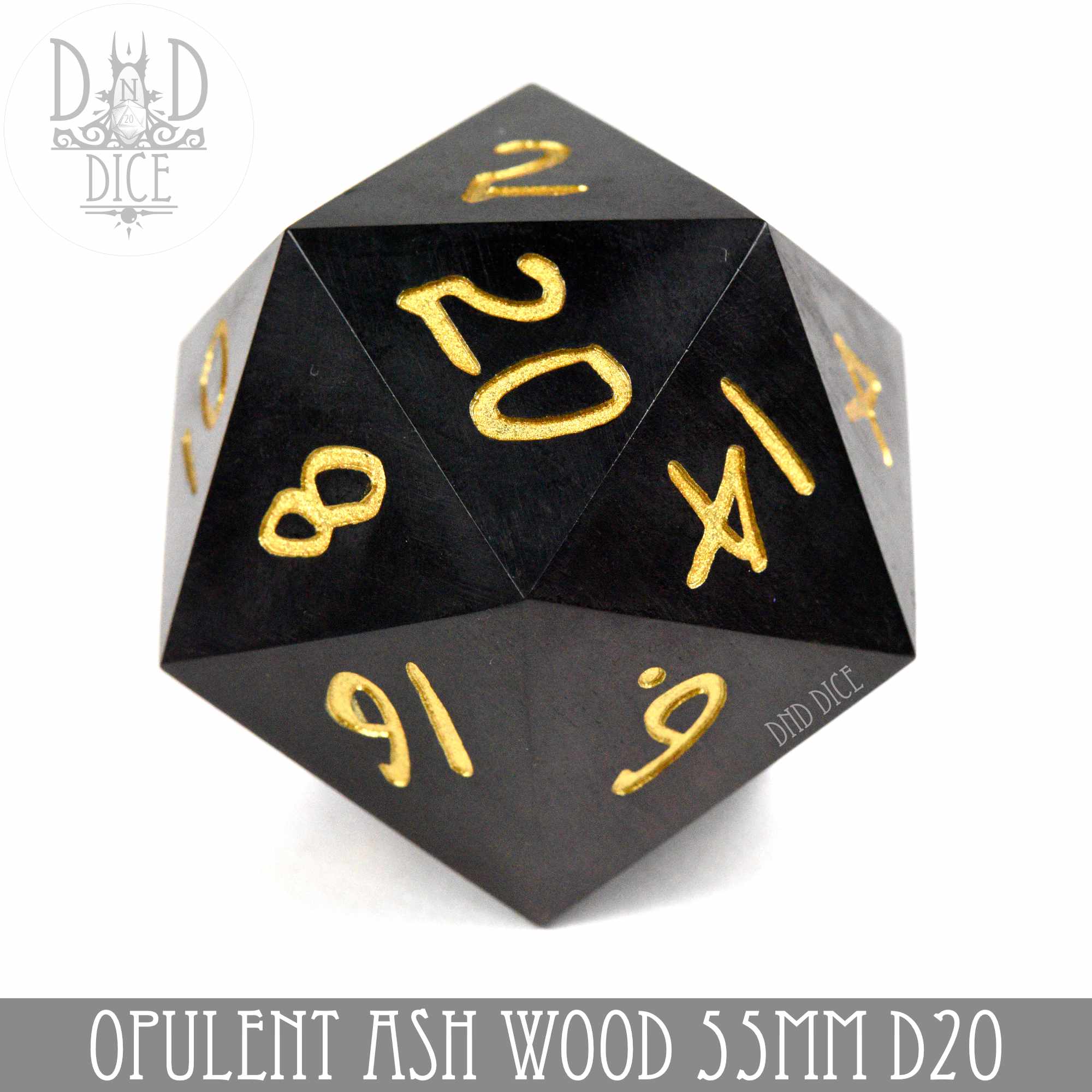 50mm Wood D20 Opulent Ash (Gift Box)