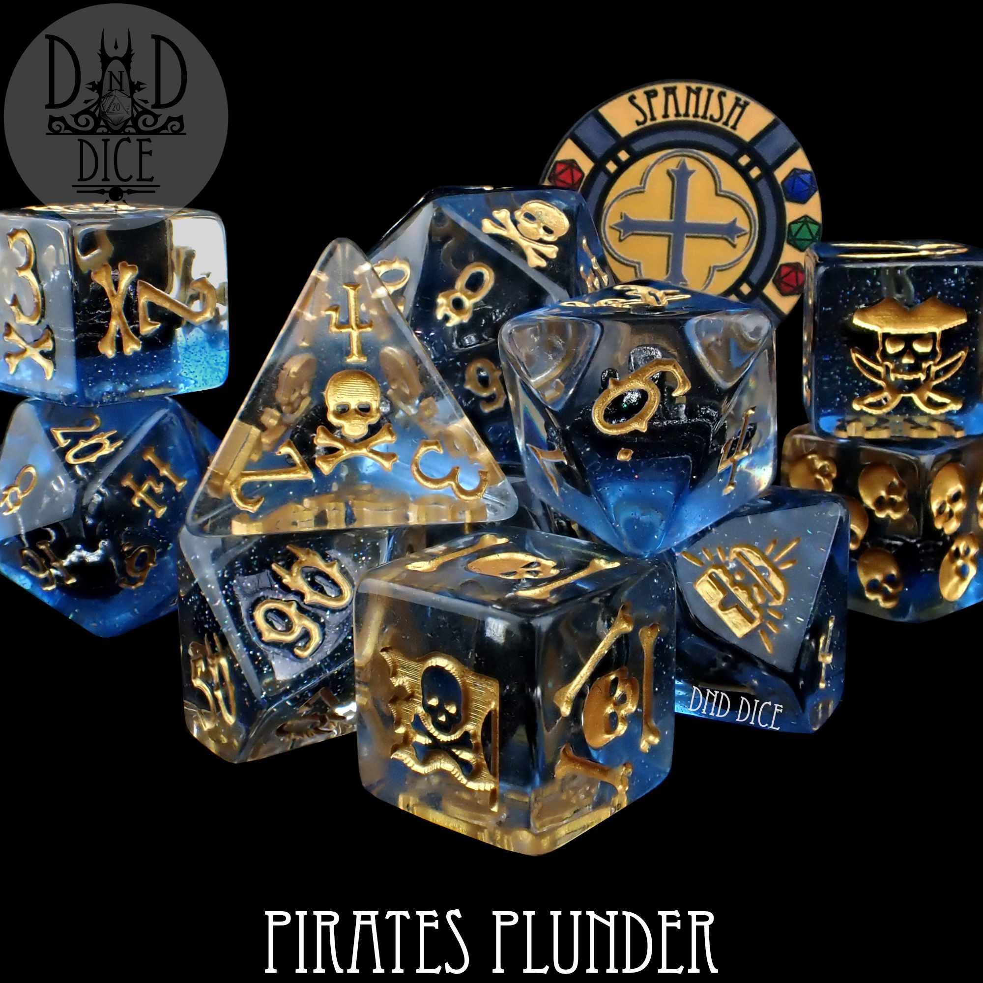 Pirates Plunder - 11 Dice Set