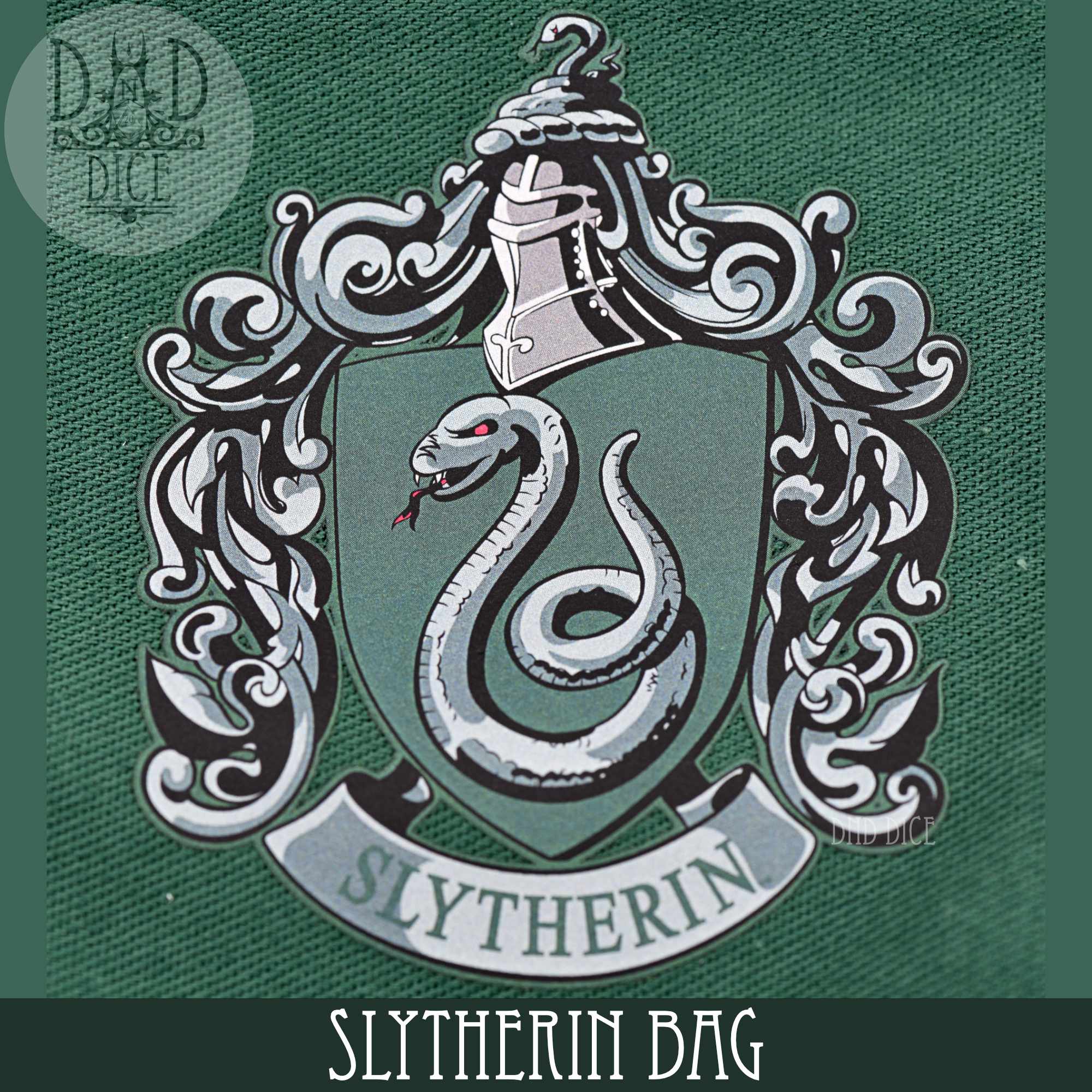 Harry Potter Slytherin Dice Bag & 5D6