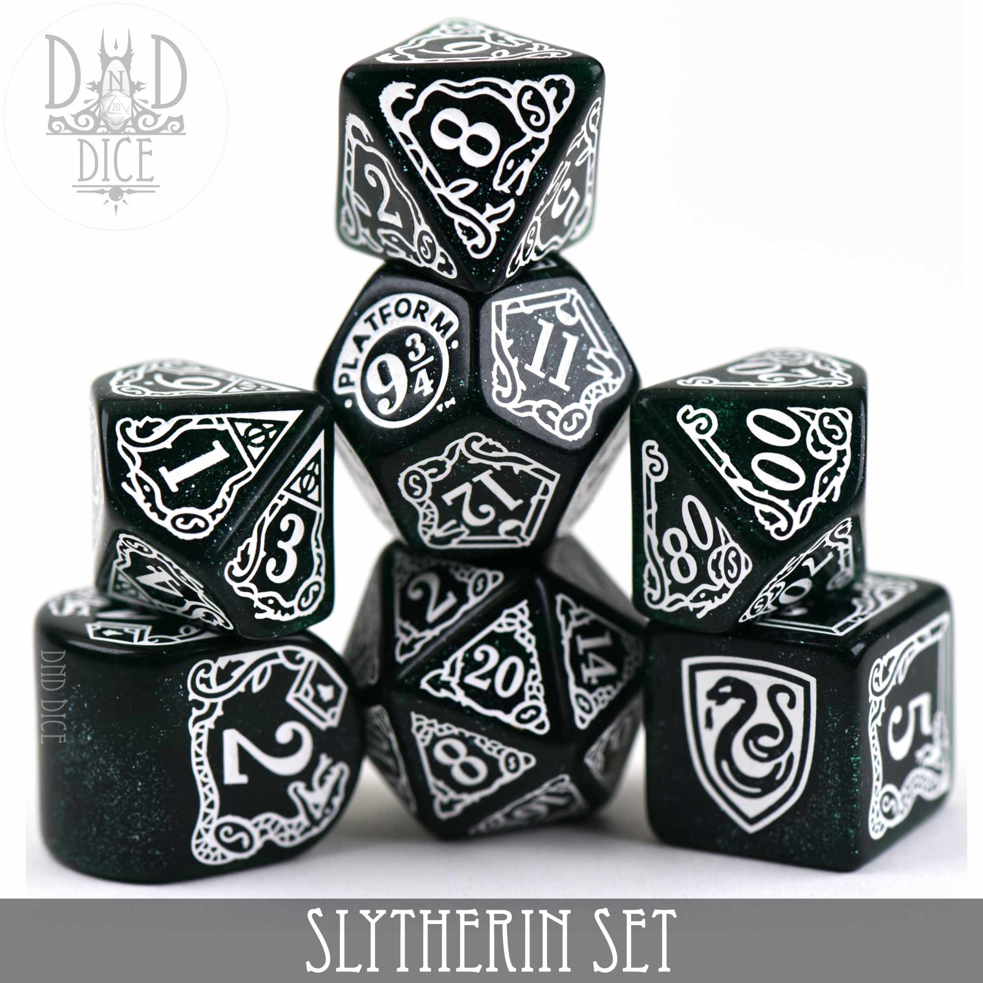 Harry Potter Slytherin Dice Set