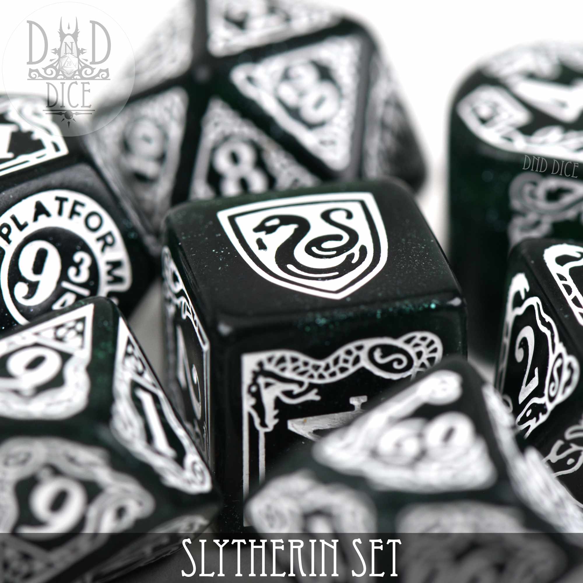 Harry Potter Slytherin Dice Set