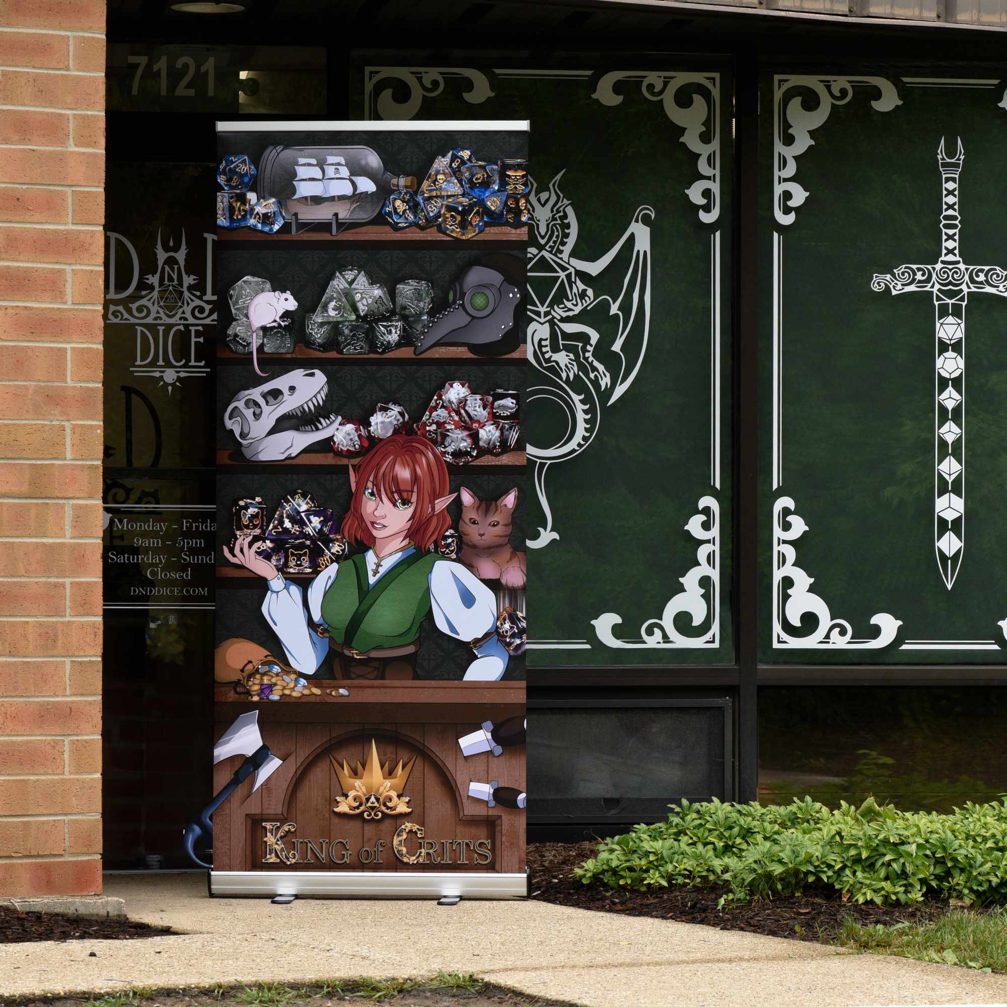 Shopkeeper Standing Banner (Retractable)