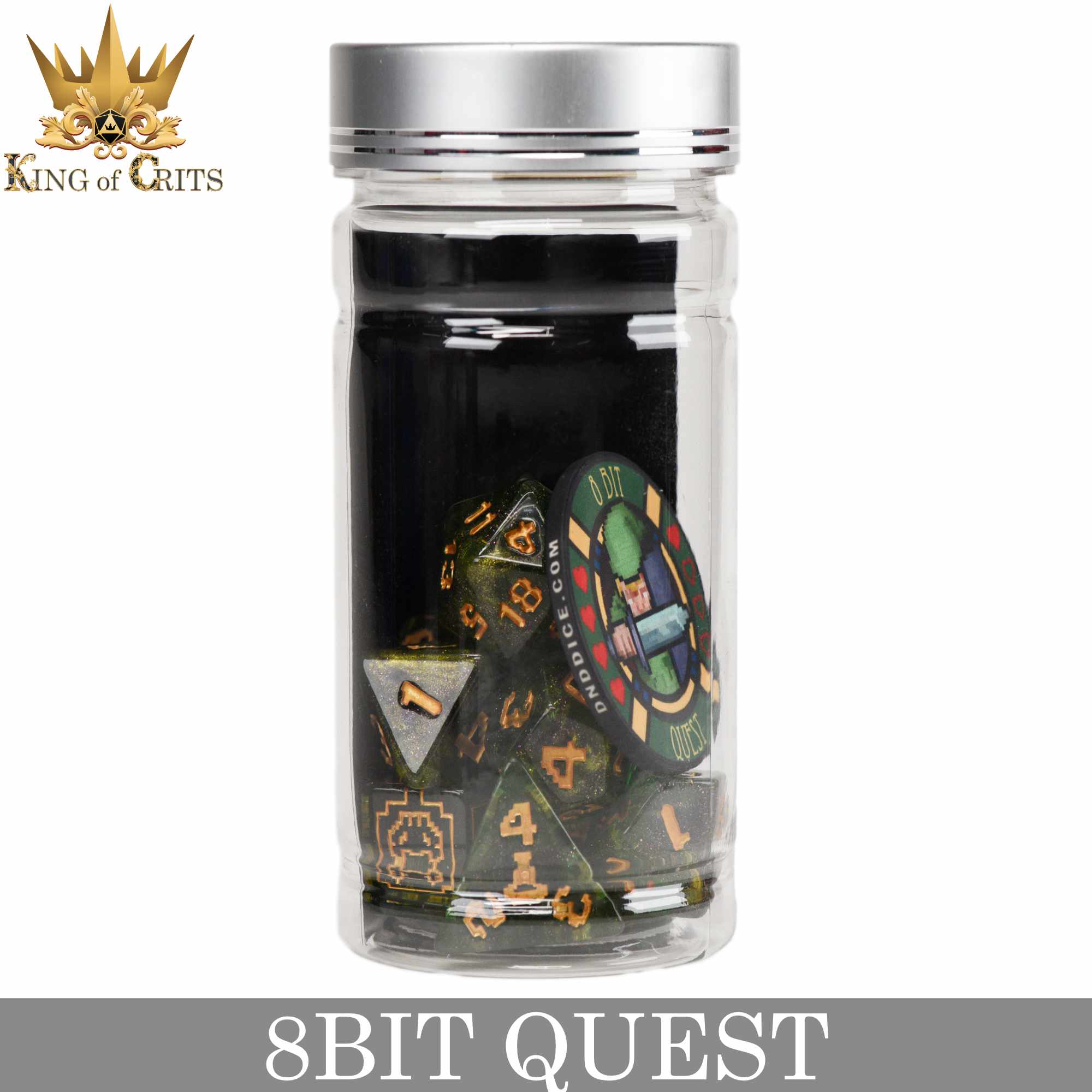 8BIT Quest - 11 Dice Set