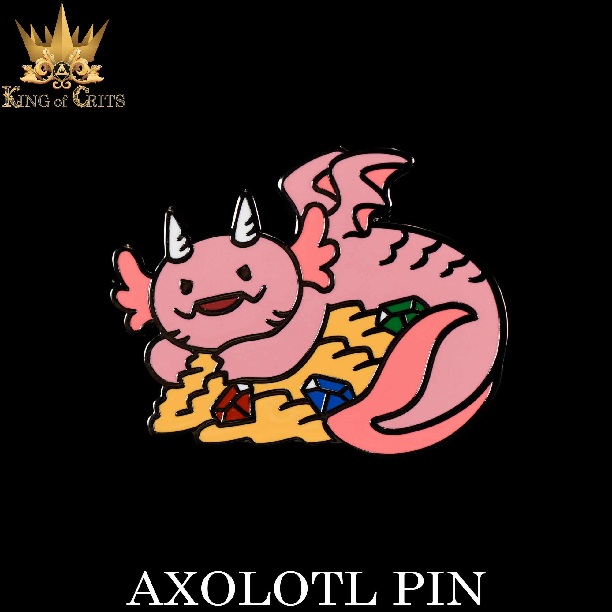 Axolotl (Enamel Pin)