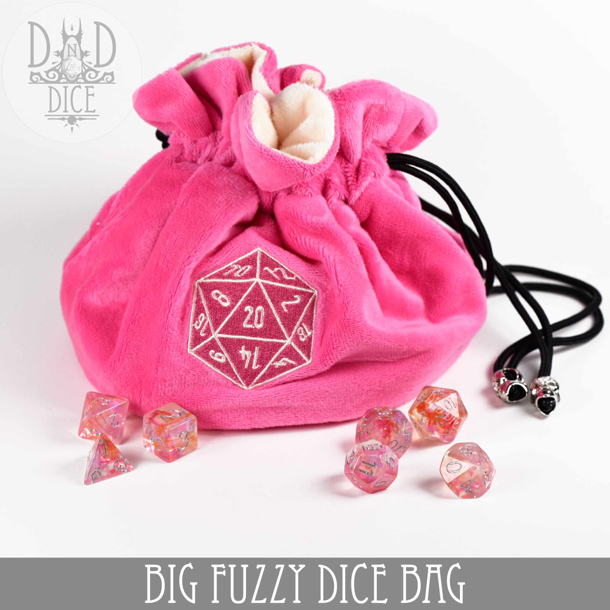 Big Fuzzy Dice Bag - 7 Colors