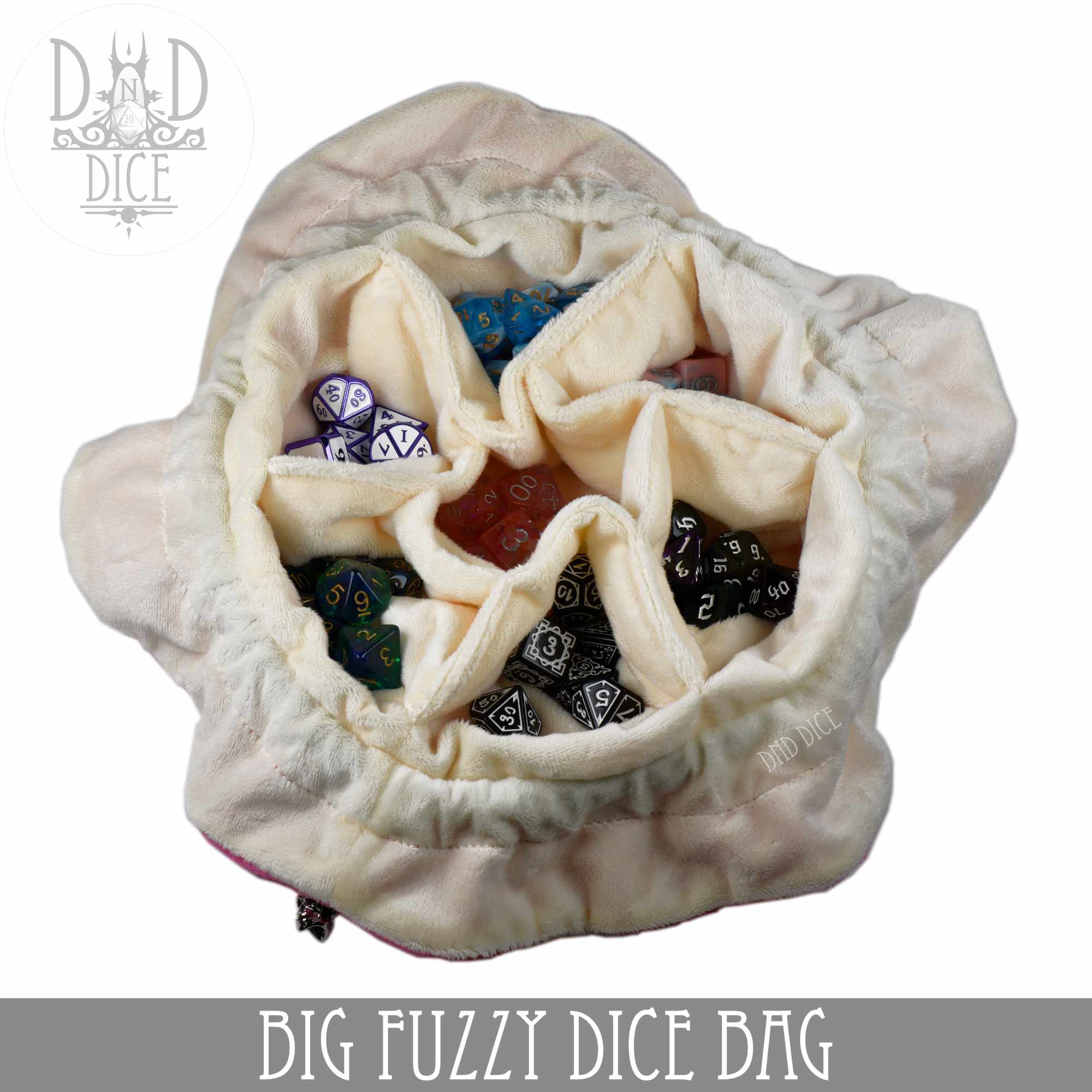 Big Fuzzy Dice Bag - 7 Colors