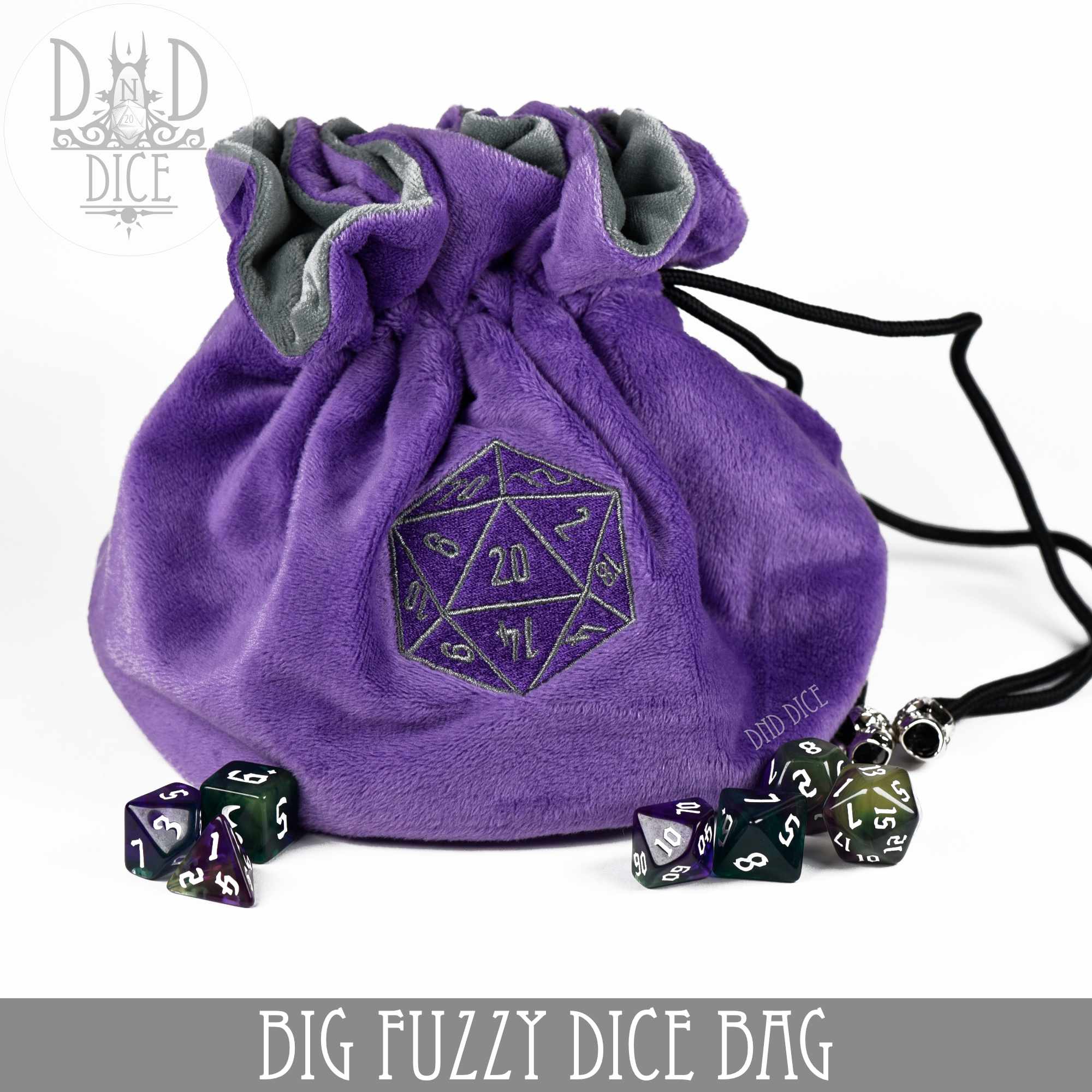 Big Fuzzy Dice Bag - 7 Colors