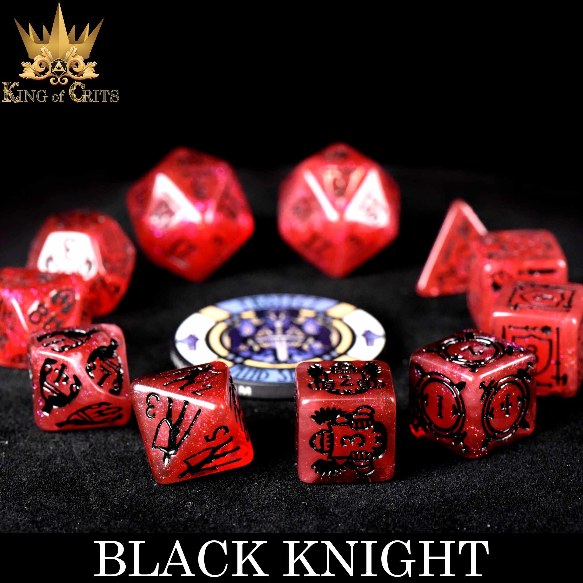 Black Knight - 11 Dice Set