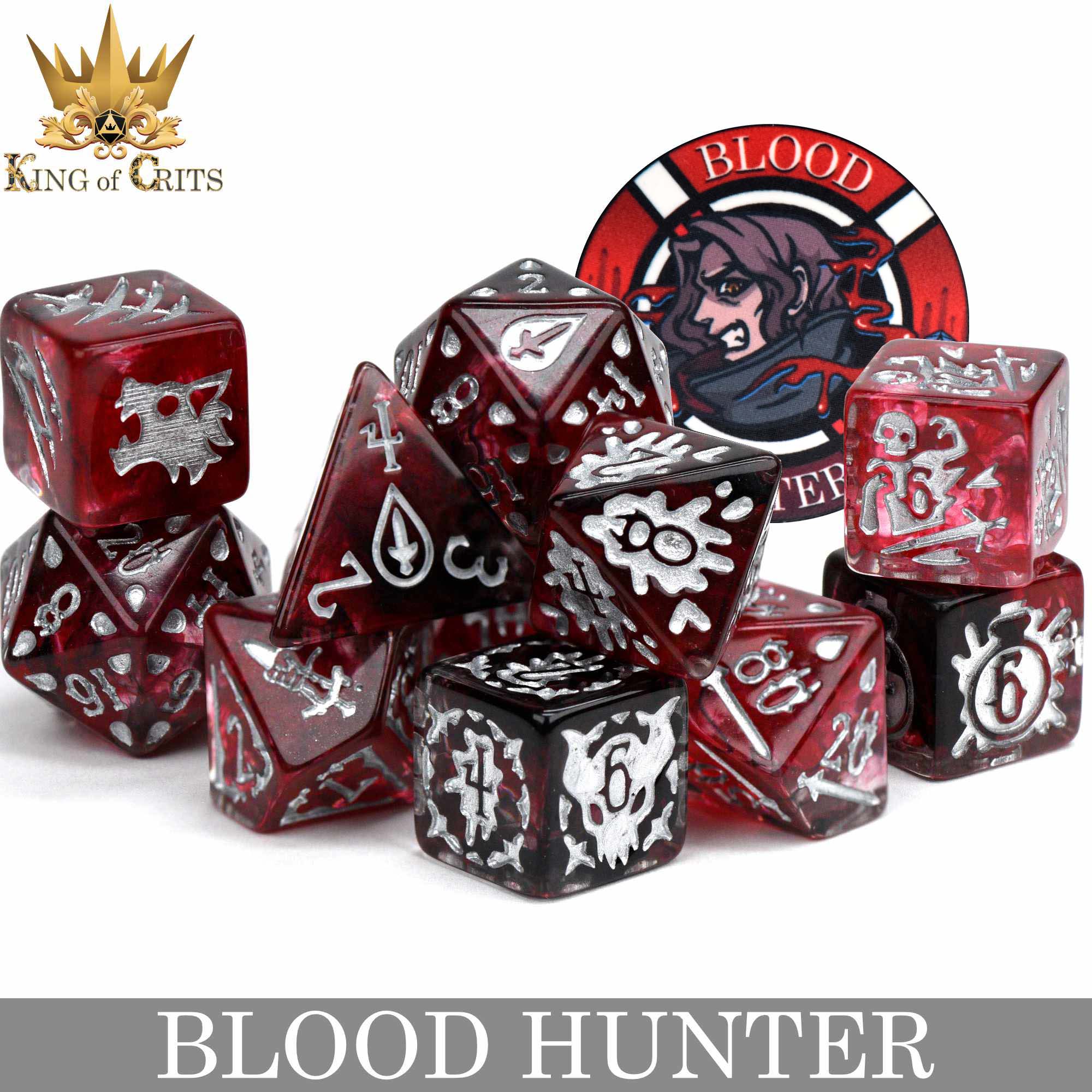 Blood Hunter - 11 Dice Set