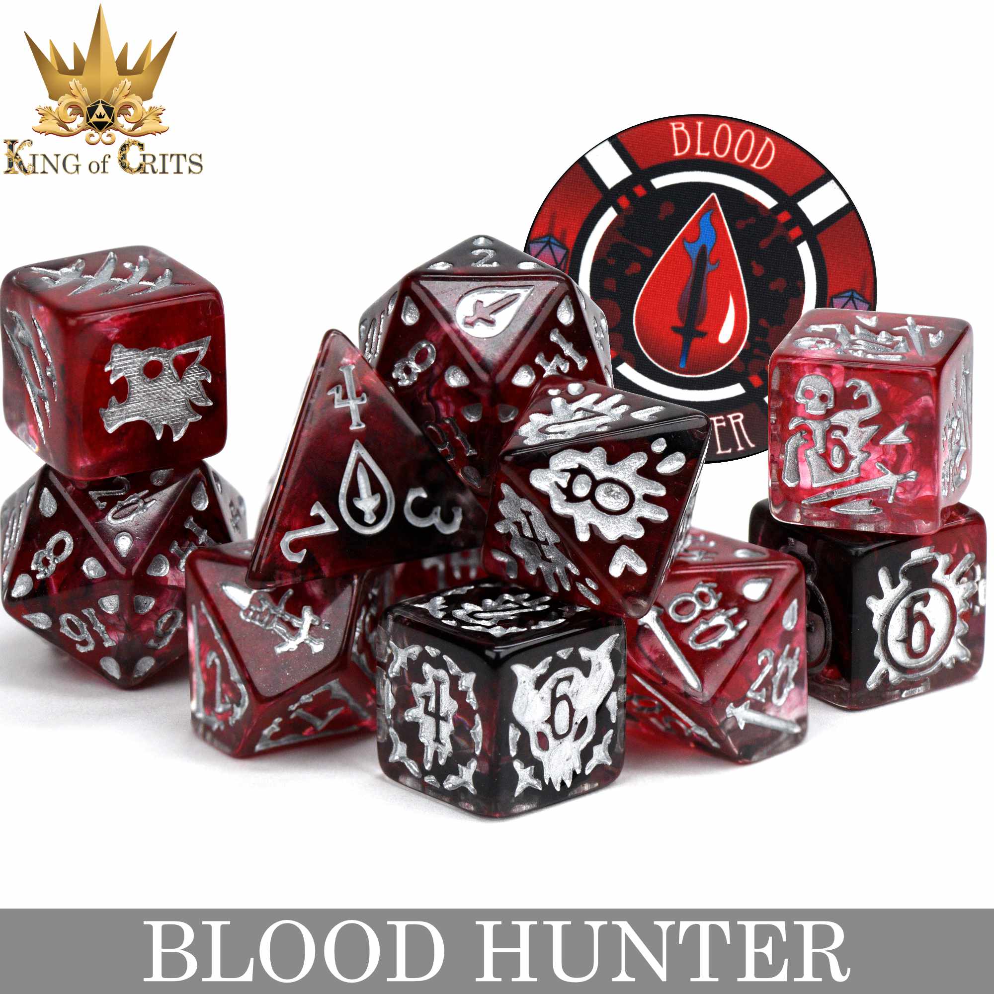 Blood Hunter - 11 Dice Set