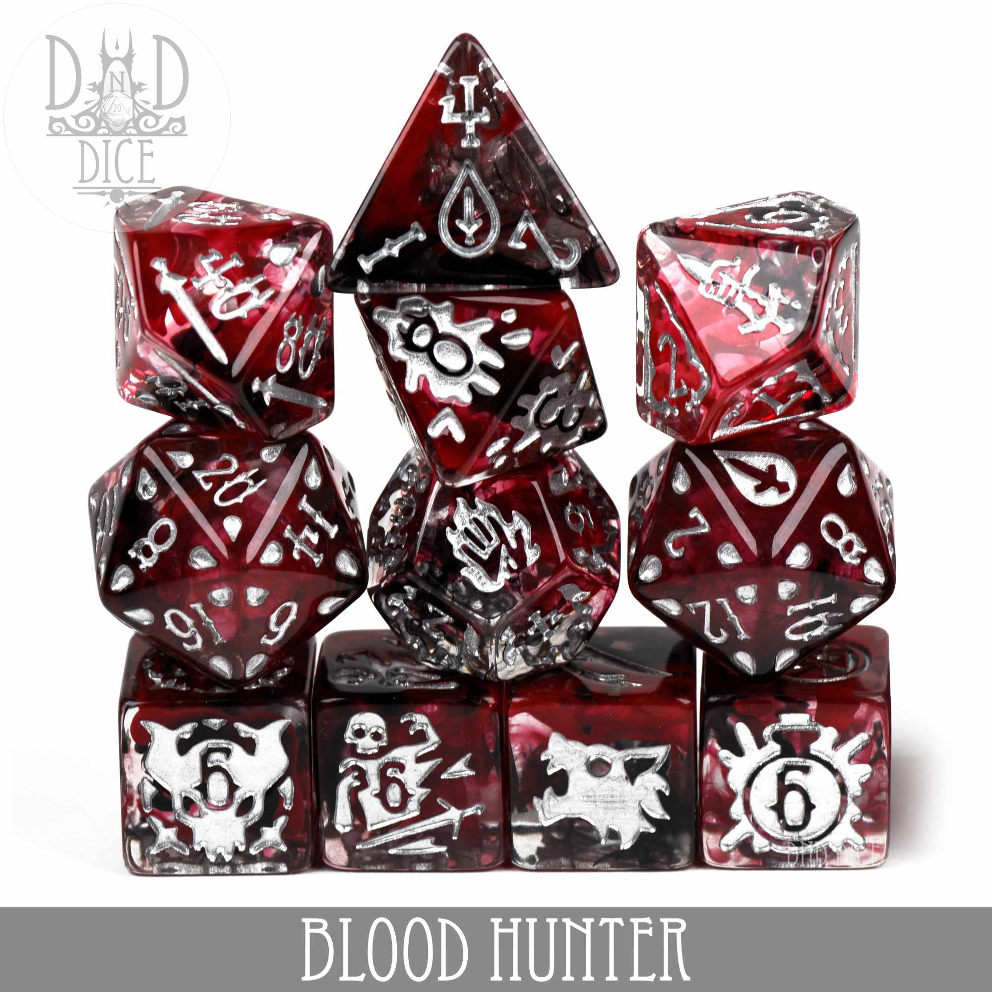 Blood Hunter - 11 Dice Set