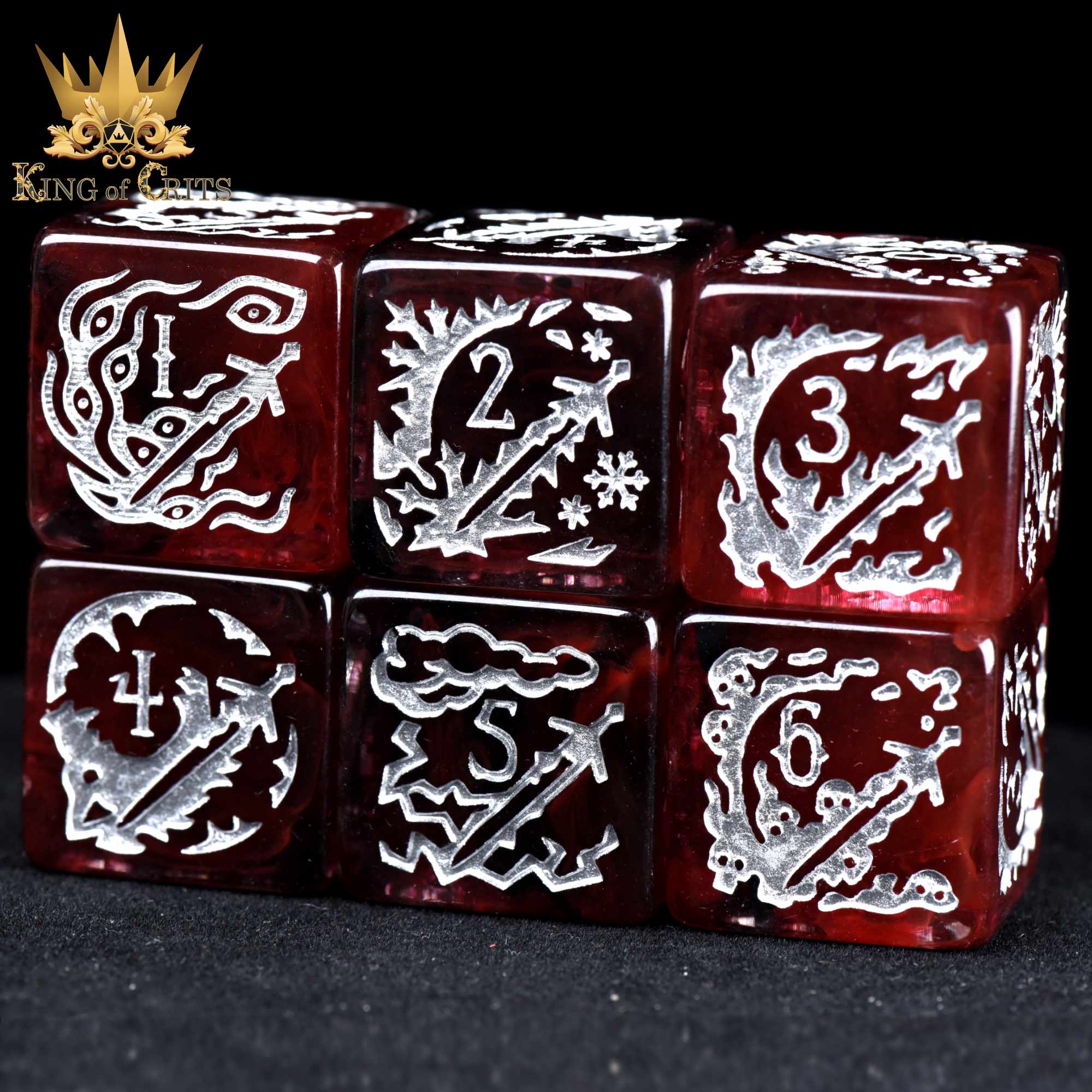 Blood Hunter - 12 Dice Set
