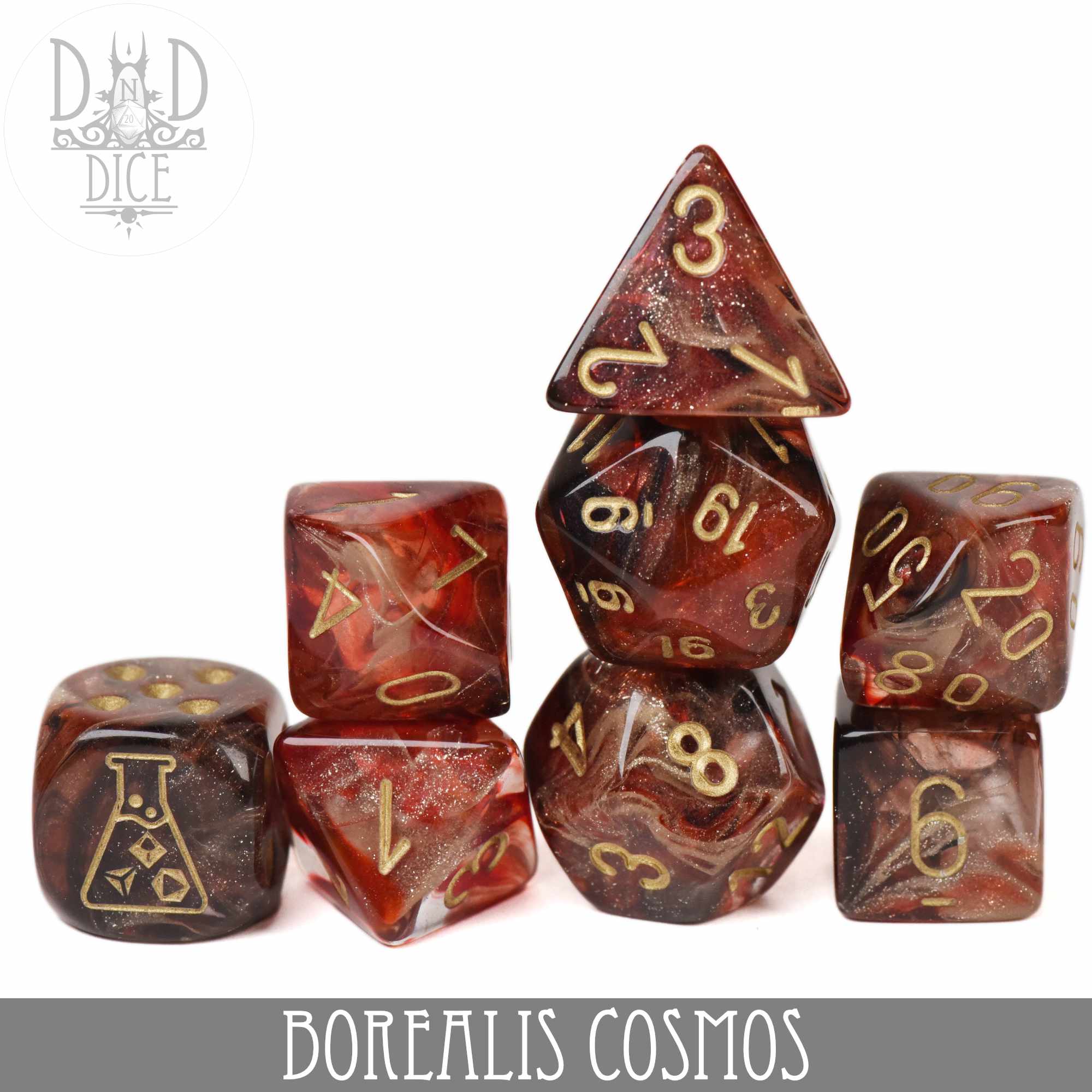 Borealis Cosmos - 8 Dice Set