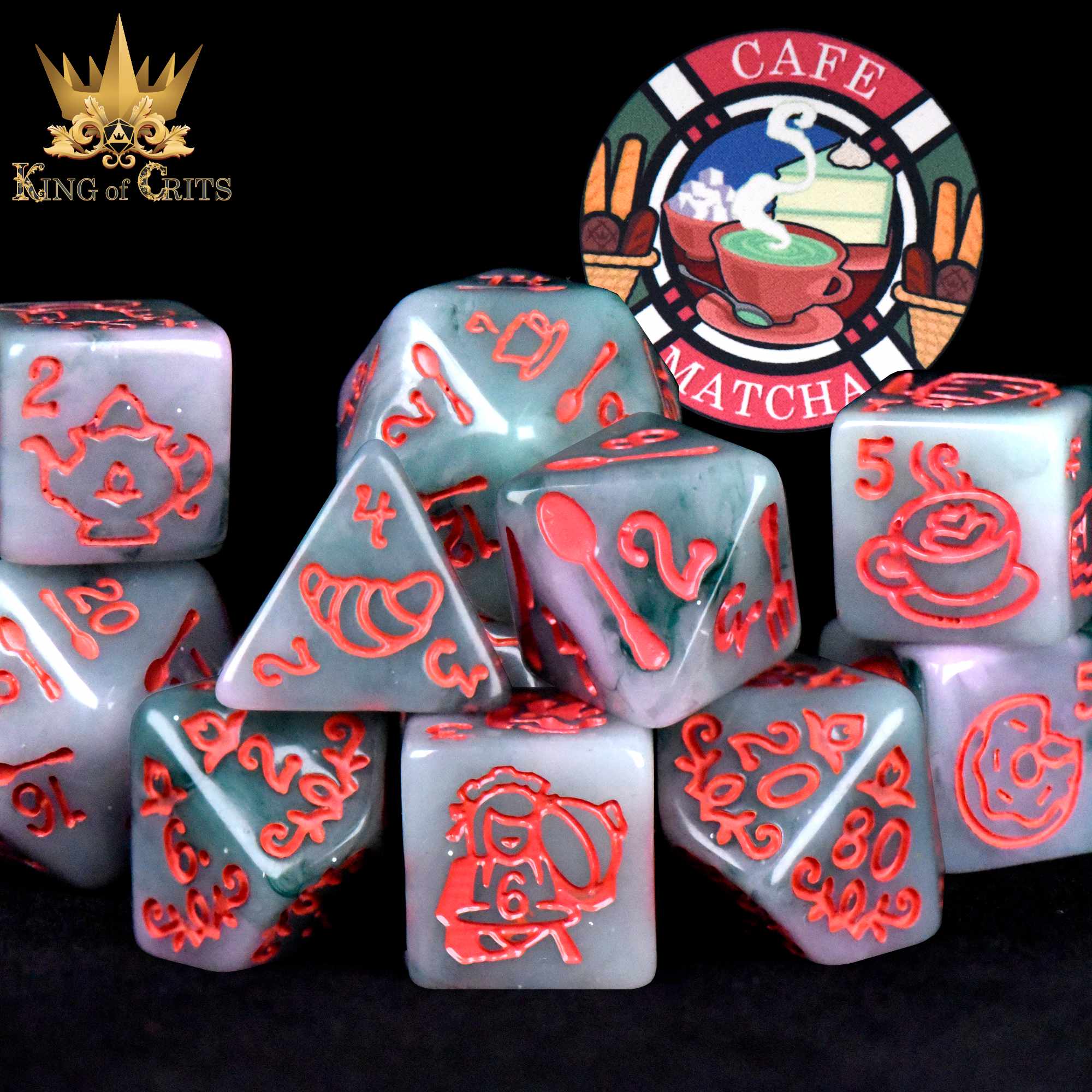 Cafe Matcha - 11 Dice Set