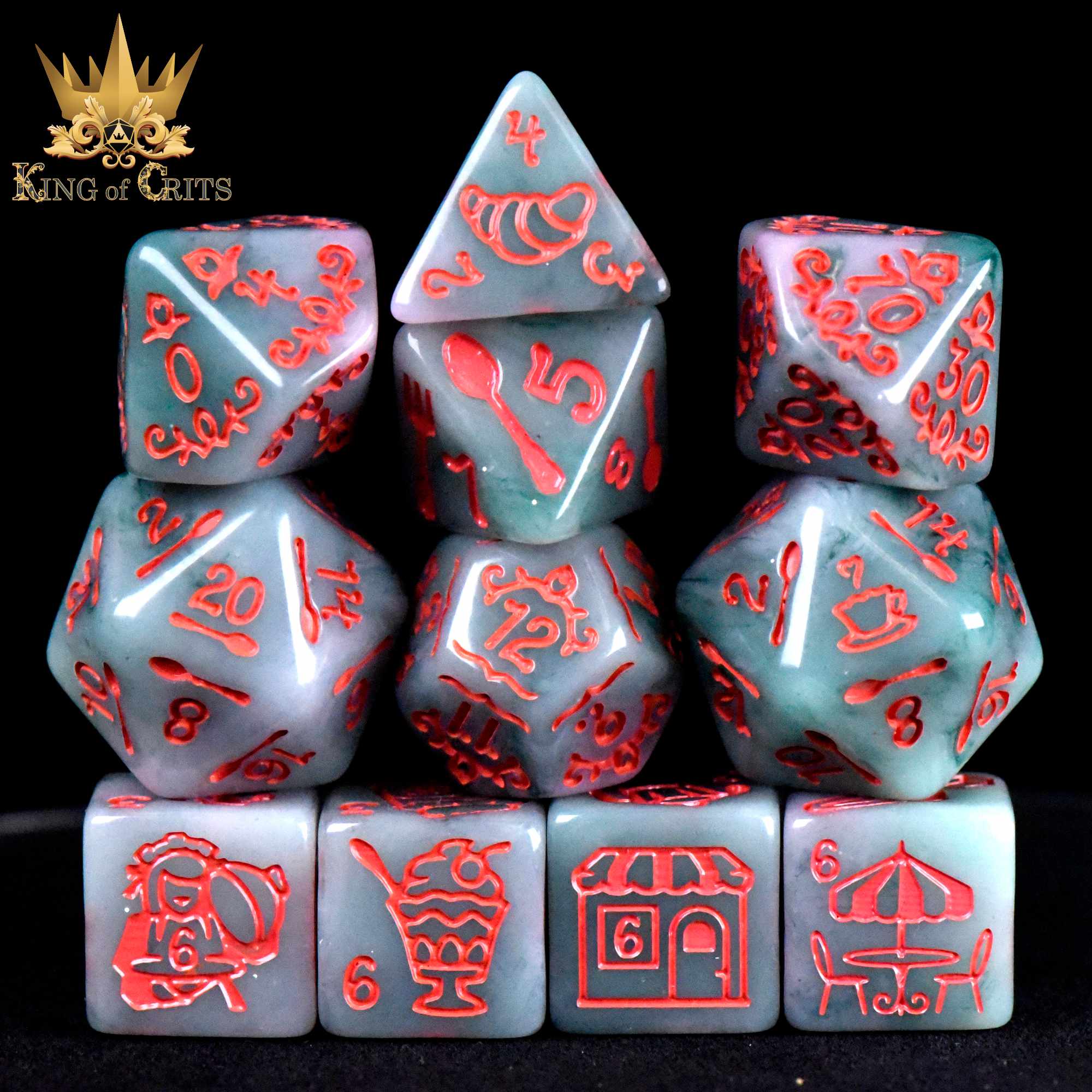 Cafe Matcha - 11 Dice Set