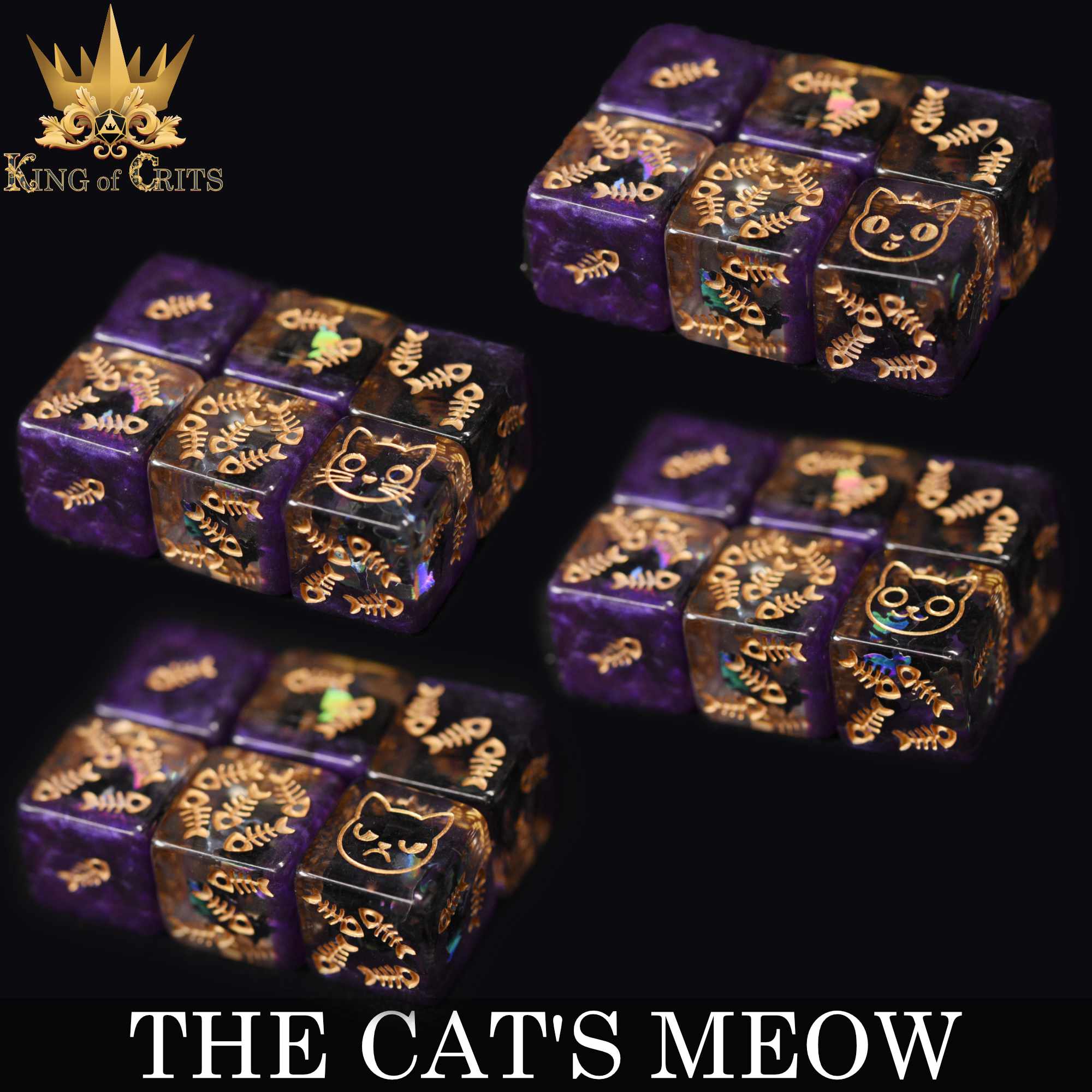 The Cat's Meow - 11 Dice Set