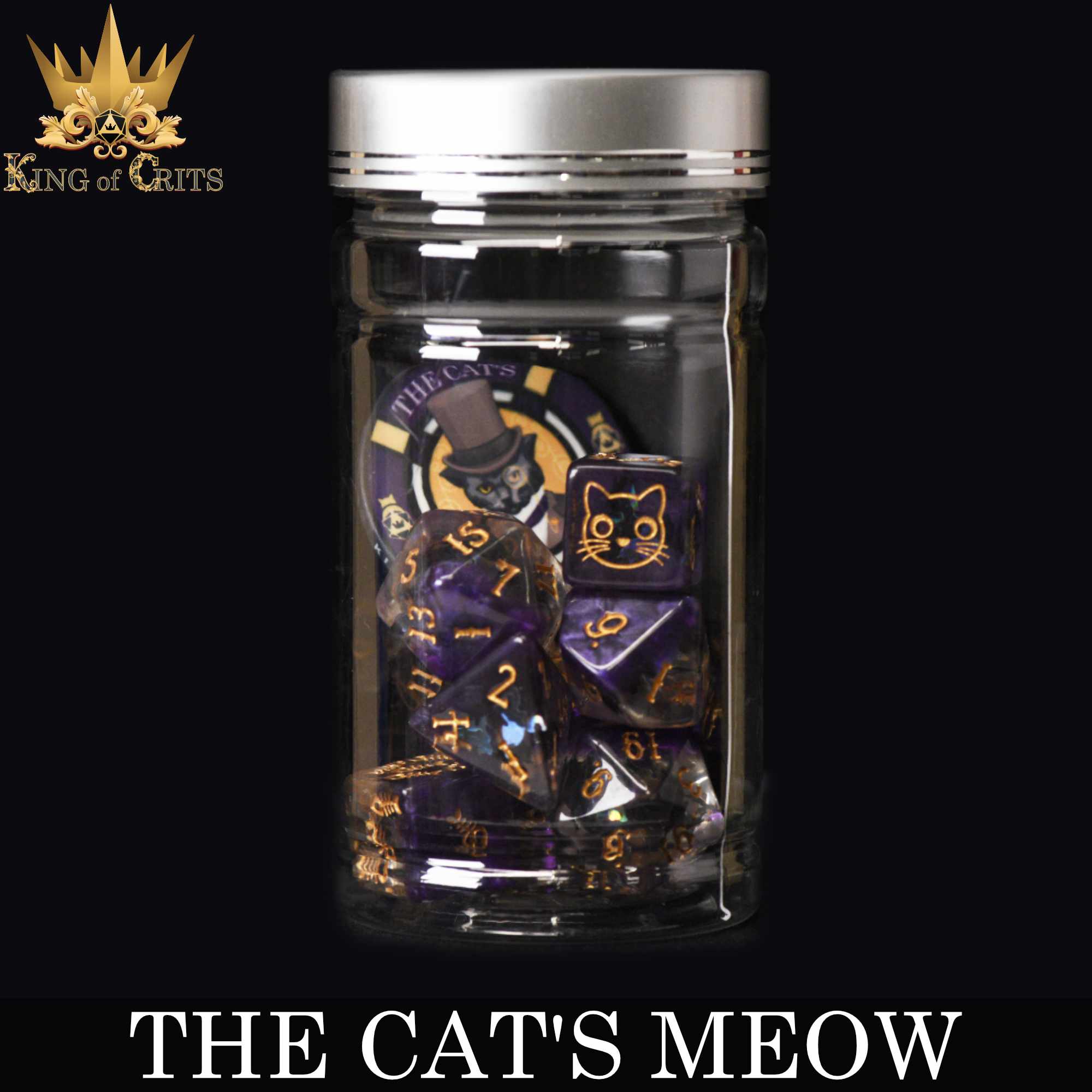 The Cat's Meow - 11 Dice Set